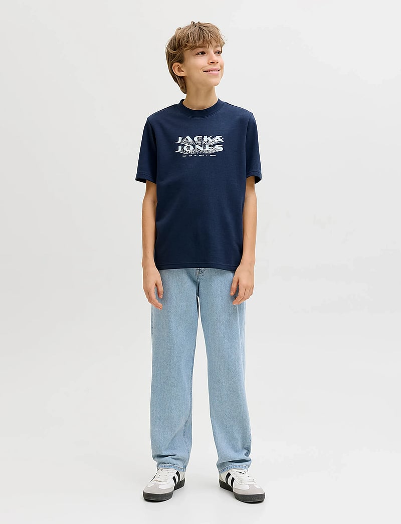 Jack & Jones - JJICHRIS JJORIGINAL AT 041 JNR - regular jeans - blue denim - 4