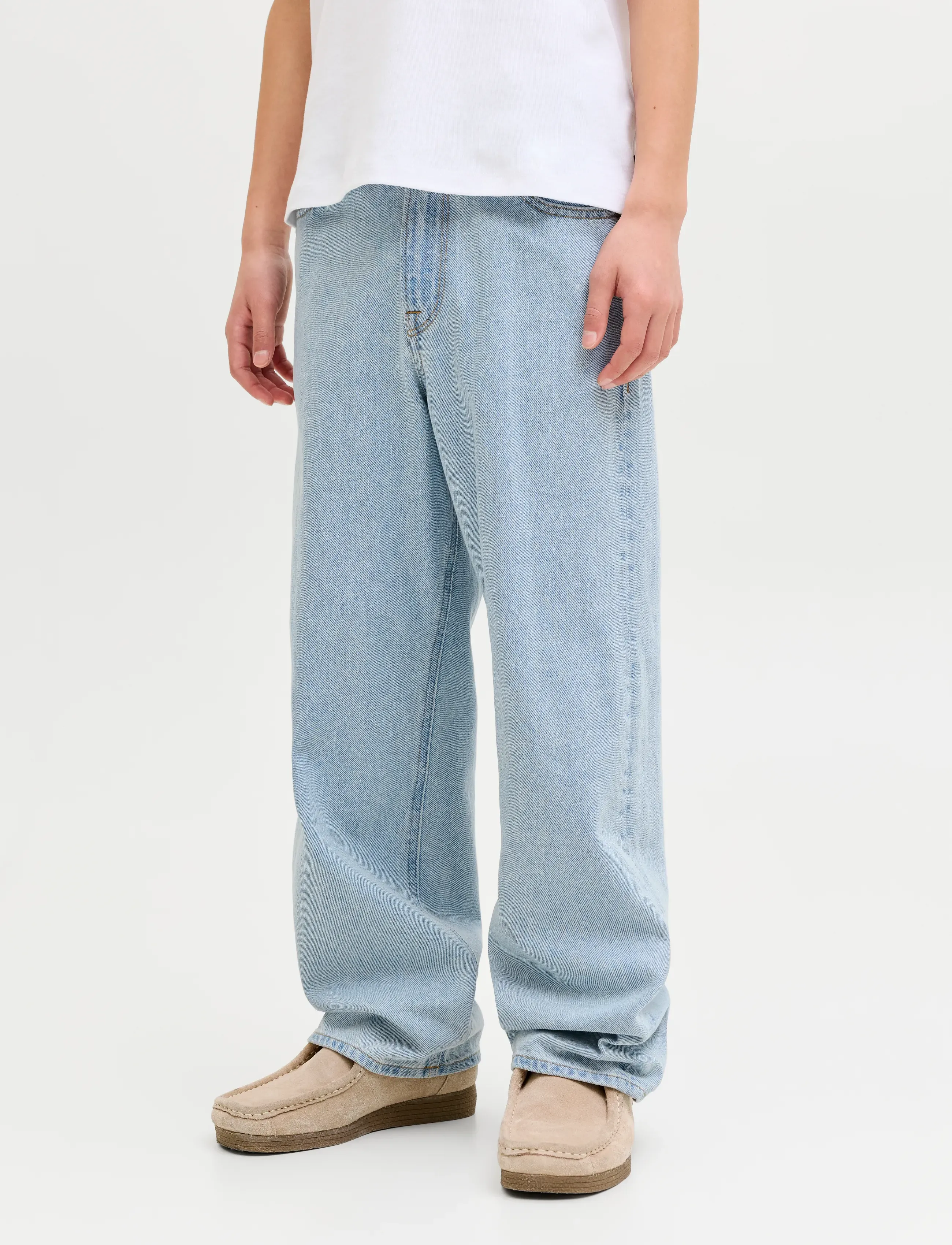 Jack & Jones JJIALEX JJORIGINAL AT 041 JNR - Püksid - BLUE DENIM / blue
