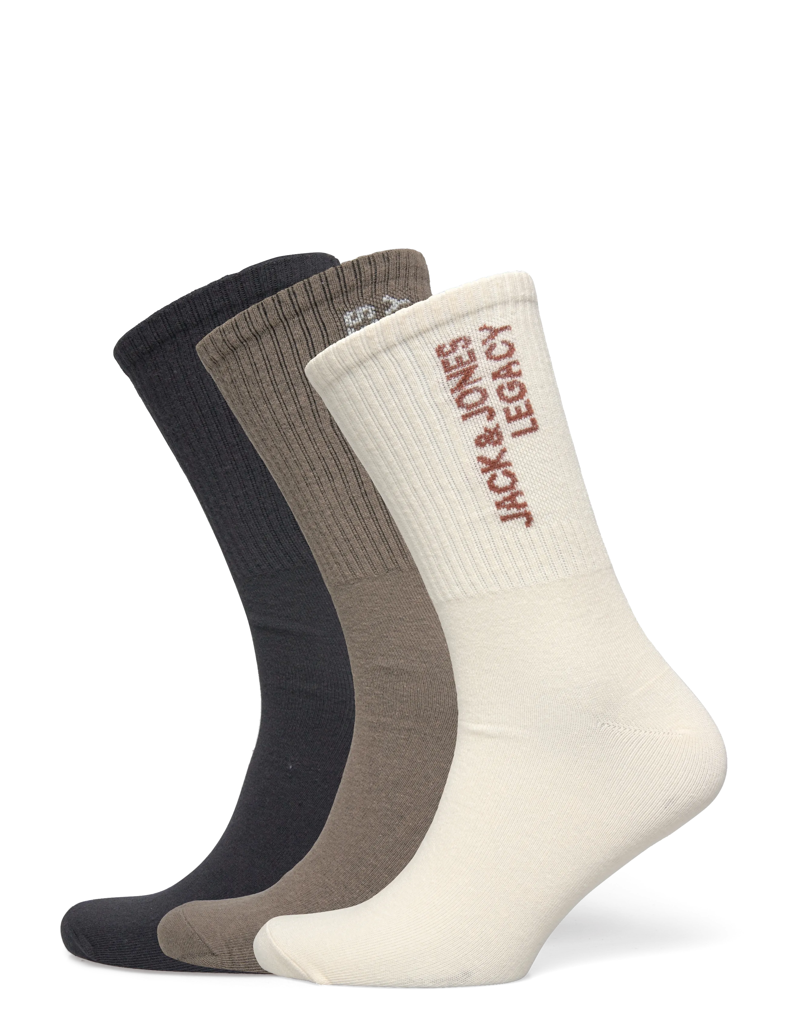 Jack & Jones JACROAR TENNIS SOCKS 3 PACK JNR - Socks & Tights - FALCON / brown