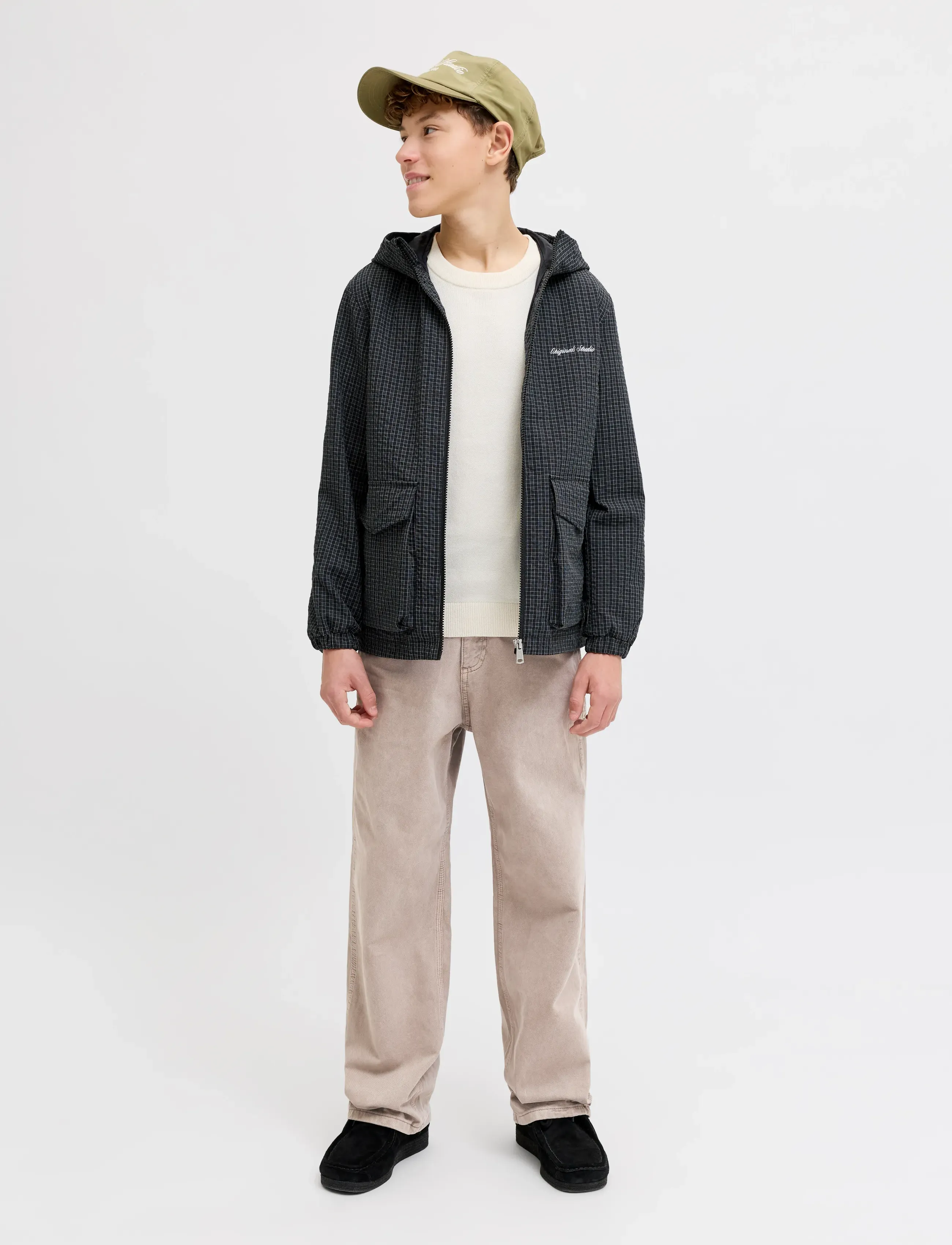 Jack & Jones - JPSTALEX RAYE WORKER PANT SN JNR - byxor - string - 4