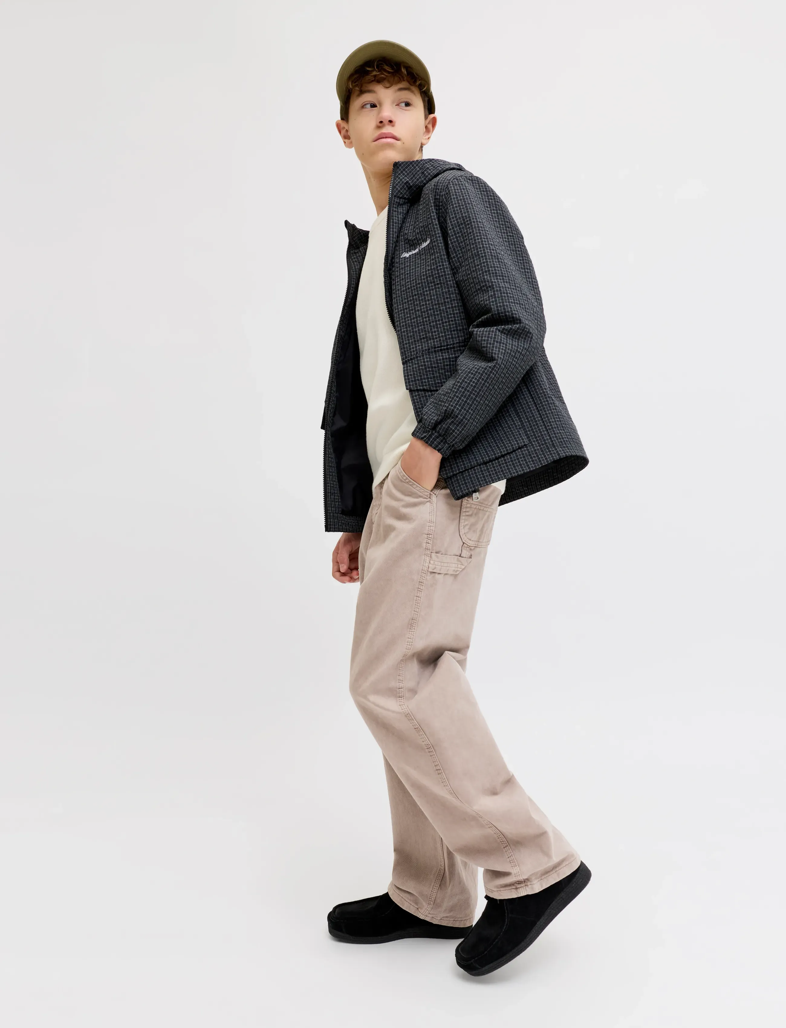 Jack & Jones - JPSTALEX RAYE WORKER PANT SN JNR - byxor - string - 5