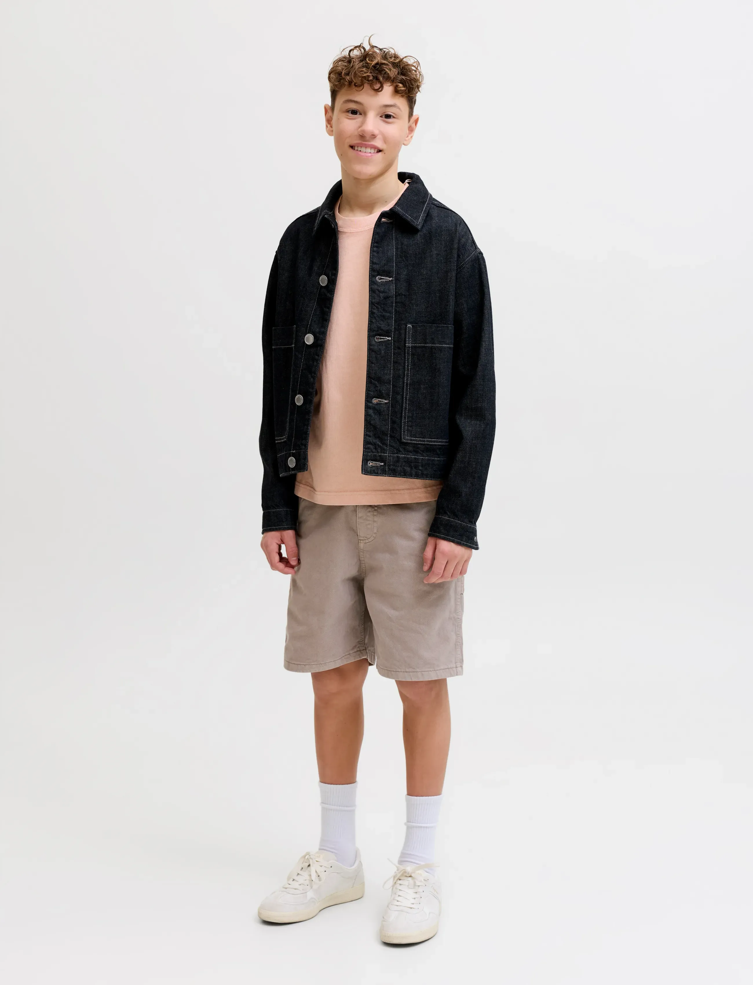 Jack & Jones - JPSTTONY RAYE WORKER SHORT JNR - lühikesed vabaajapüksid - string - 4