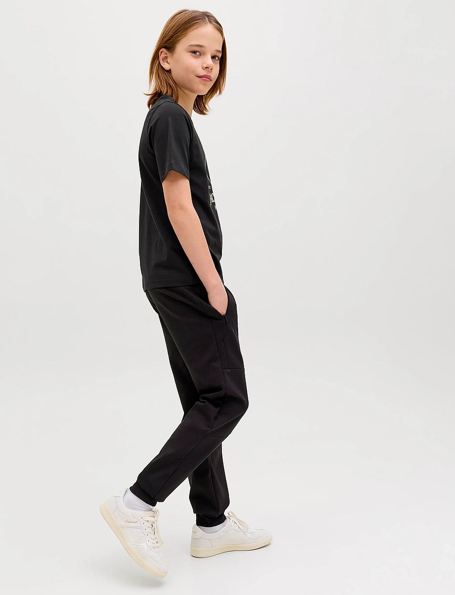 Jack & Jones - JPSTGORDON BASE SWEAT PANTS JNR - jogginghosen - black - 5