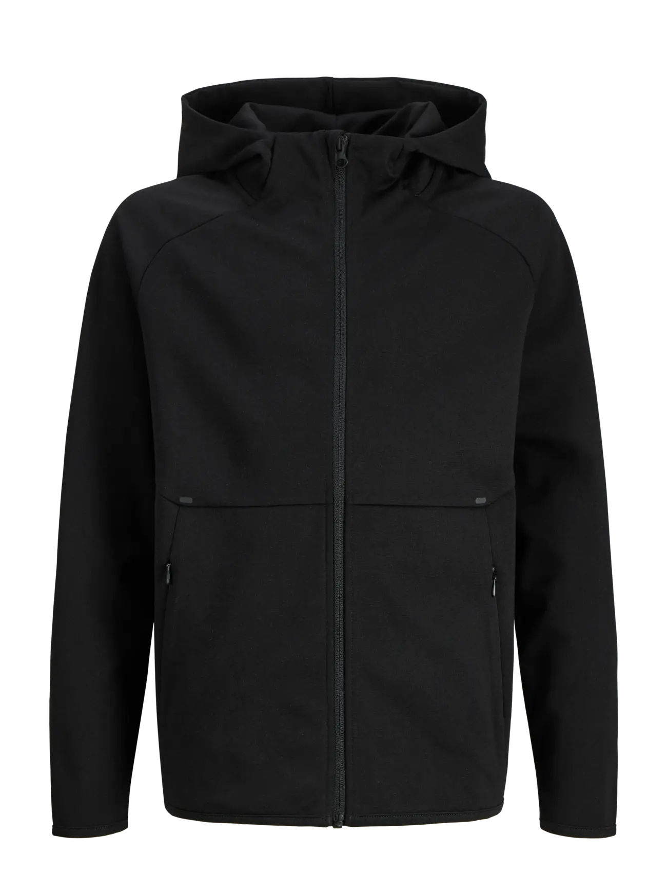 Jack & Jones JJEBASE SWEAT ZIP HOOD NOOS JNR - Kids 98-134 - BLACK / black