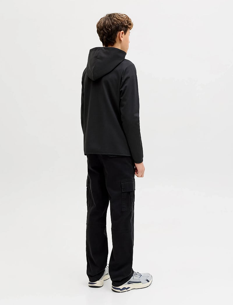 Jack & Jones - JJEBASE SWEAT ZIP HOOD NOOS JNR - bluzy z kapturem - black - 2