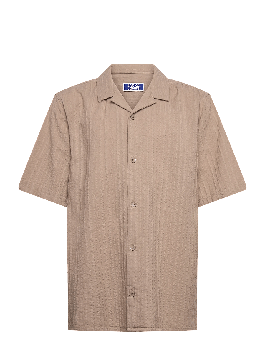 Jack & Jones - JJETYSON RESORT SHIRT SS JNR - marškiniai trumpomis rankovėmis - string - 0