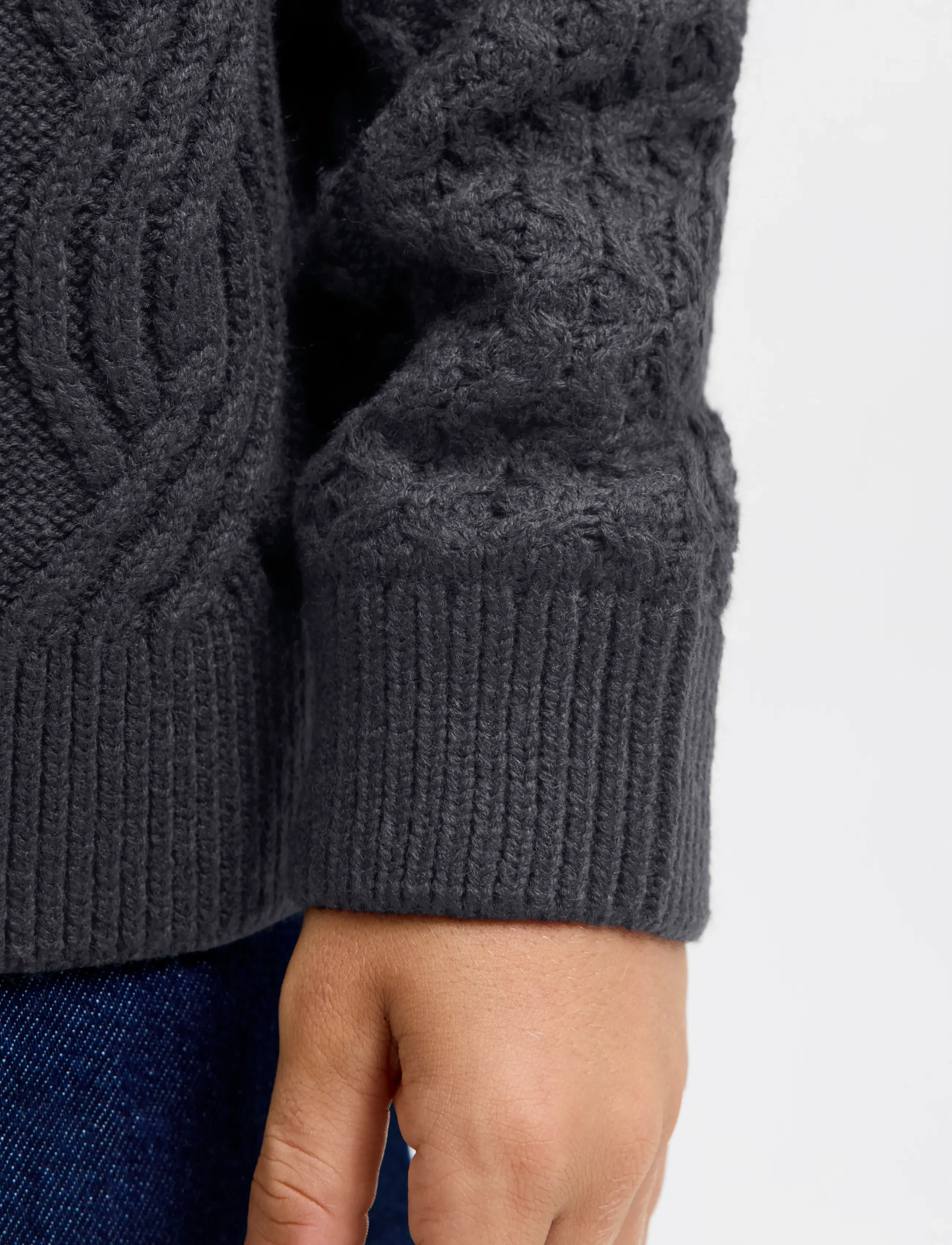 Jack & Jones - JPRBLUSEAN KNIT CABLE CREW NECK JNR - pullover - dark navy - 5