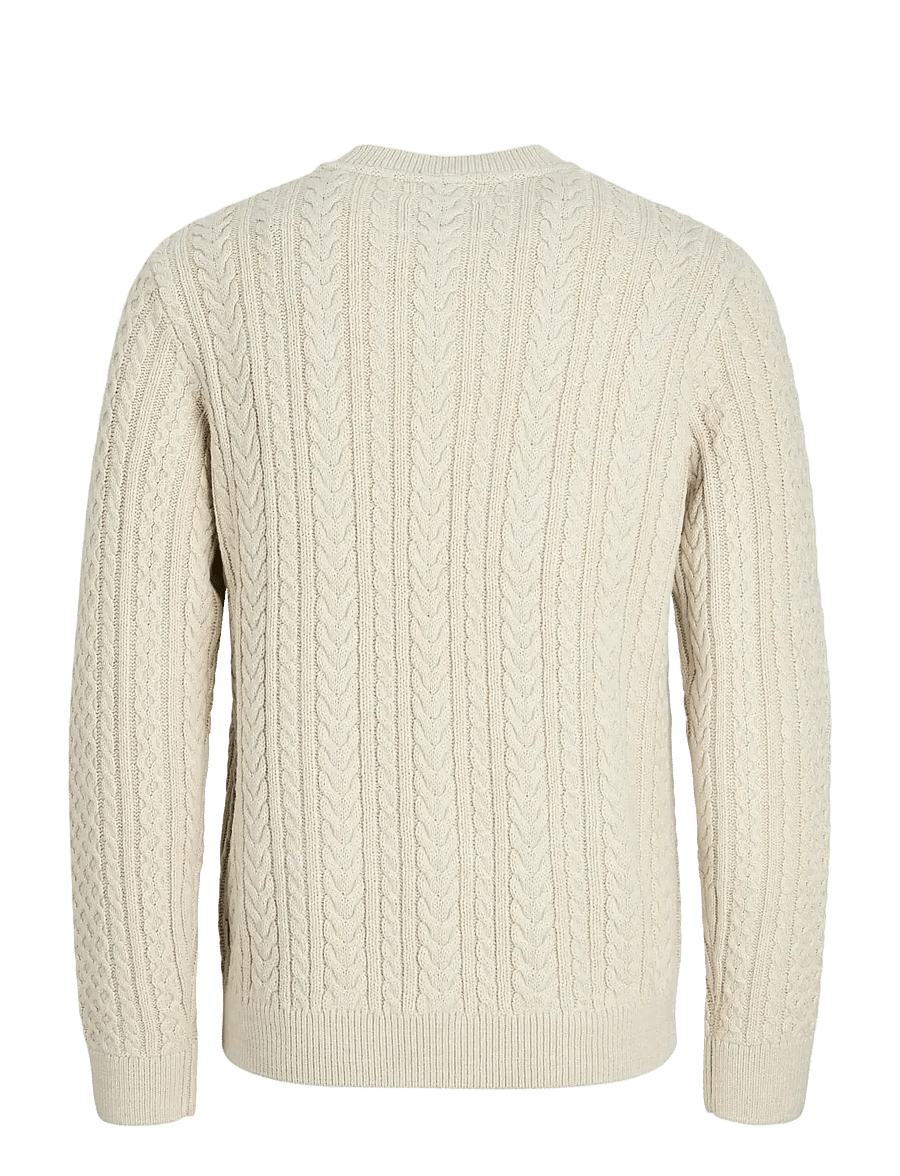 Jack & Jones - JPRBLUSEAN KNIT CABLE CREW NECK JNR - pullover - silver lining - 2