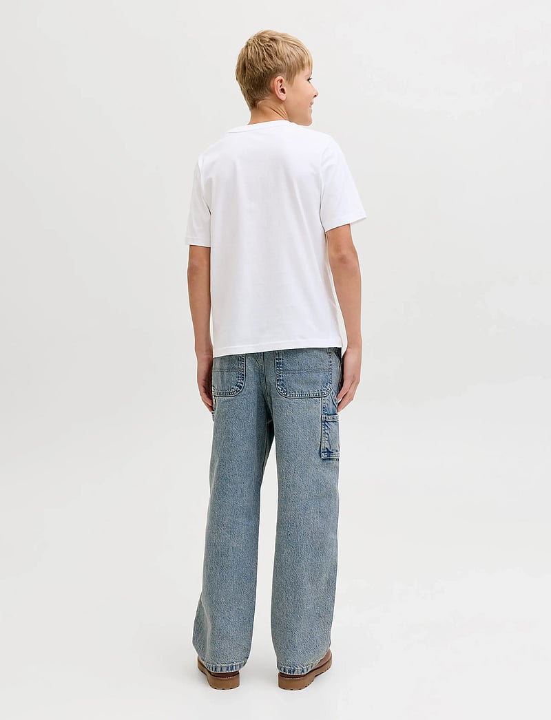 Jack & Jones - JJPERRY TEE SS CREW NECK JNR - kurzärmelige - bright white - 3