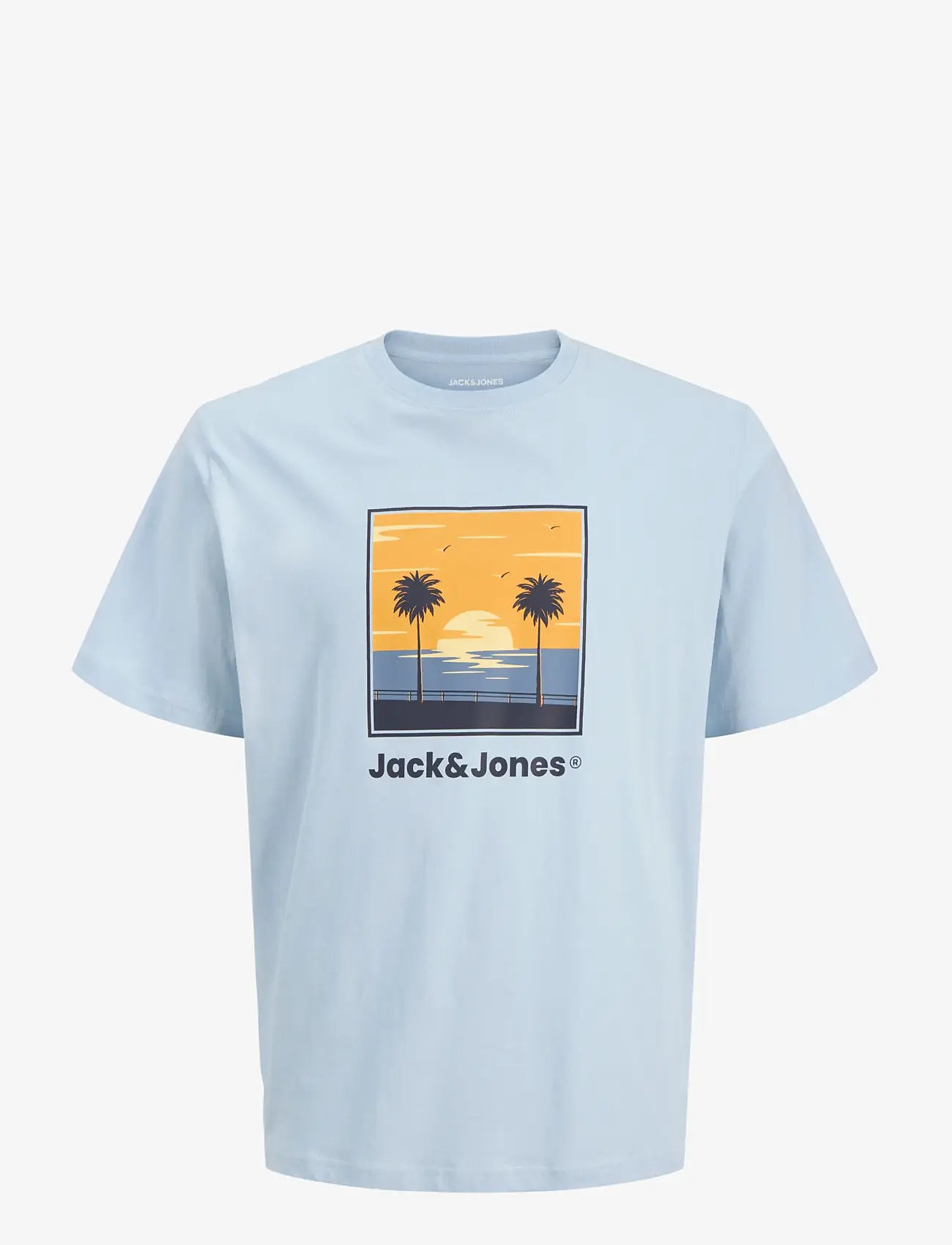 Jack & Jones - JJPERRY TEE SS CREW NECK JNR - kortærmede t-shirts - celestial blue - 0