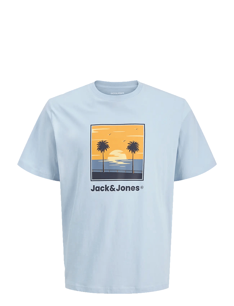 Jack & Jones - JJPERRY TEE SS CREW NECK JNR - kurzärmelige - celestial blue - 0