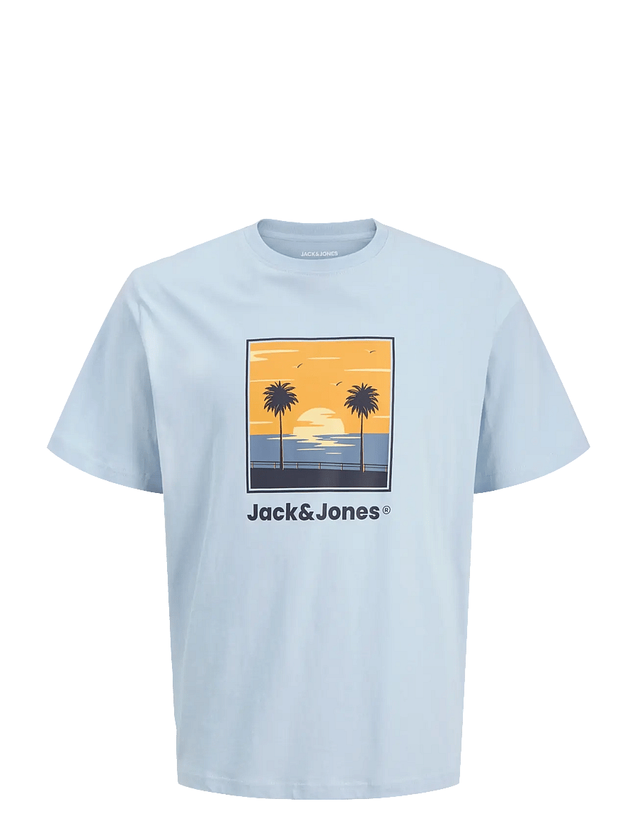 Jack & Jones - JJPERRY TEE SS CREW NECK JNR - kurzärmelige - celestial blue - 0