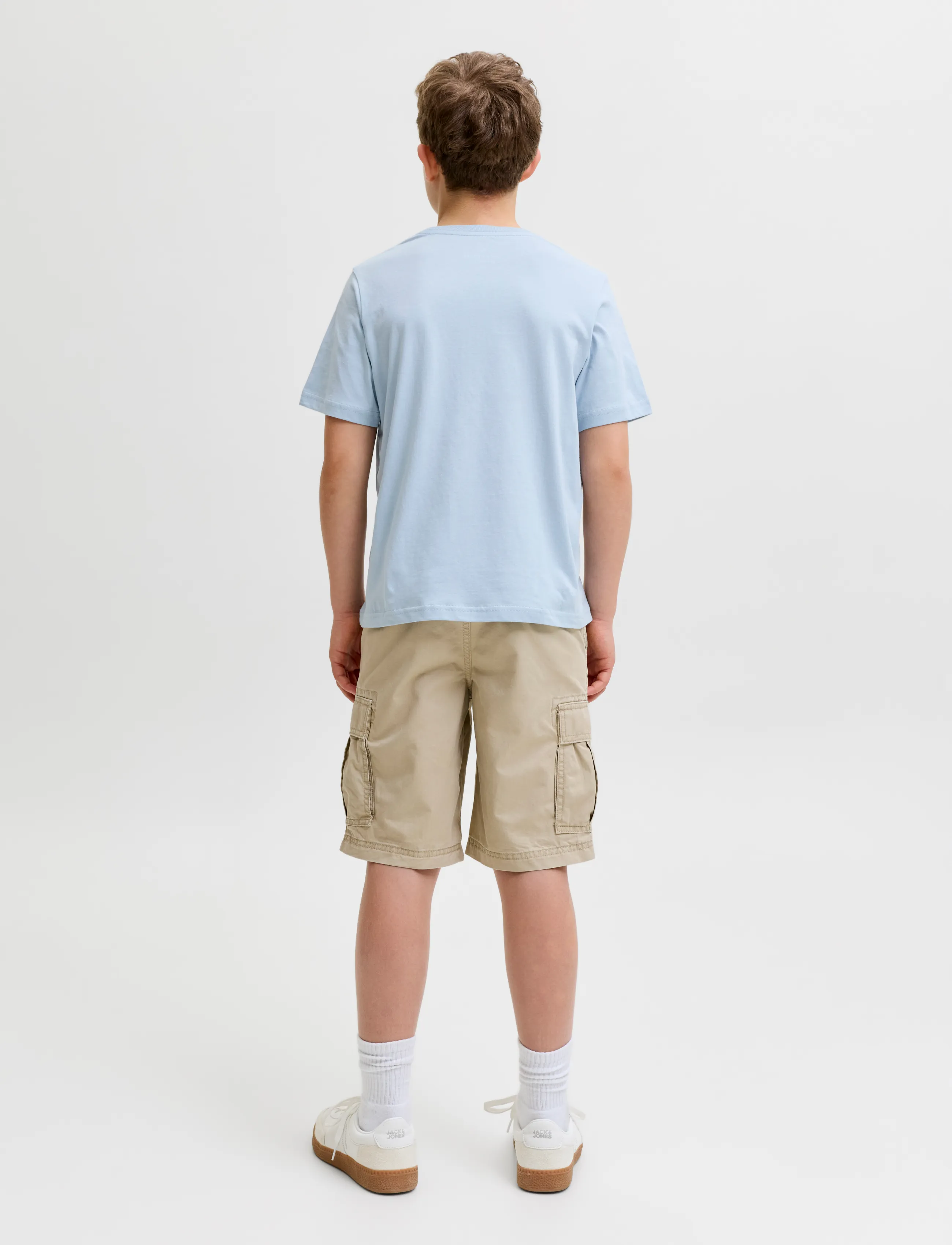 Jack & Jones - JJPERRY TEE SS CREW NECK JNR - kortærmede t-shirts - celestial blue - 3