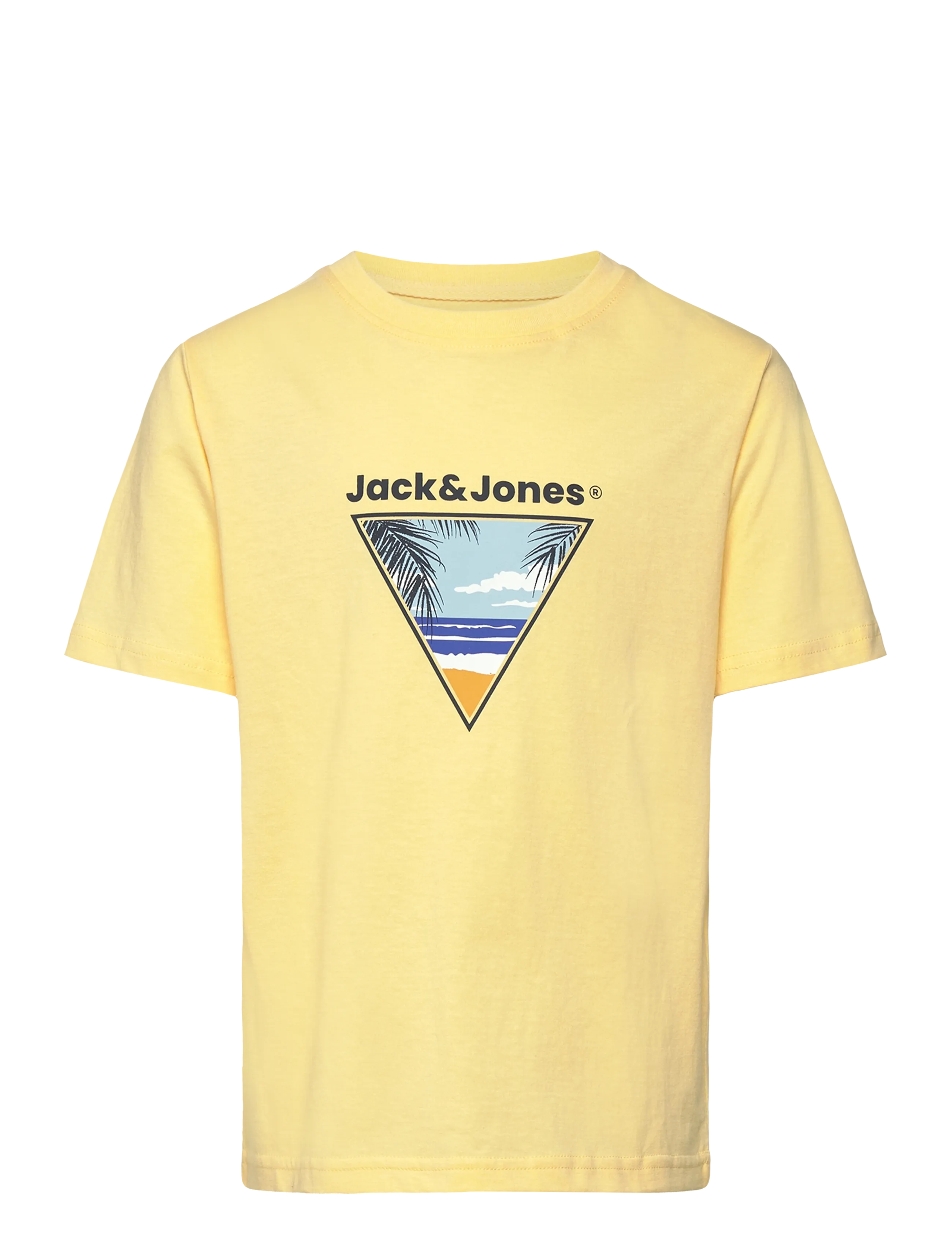 Jack & Jones JJPERRY TEE SS CREW NECK JNR - Överdelar - SUNLIGHT / yellow