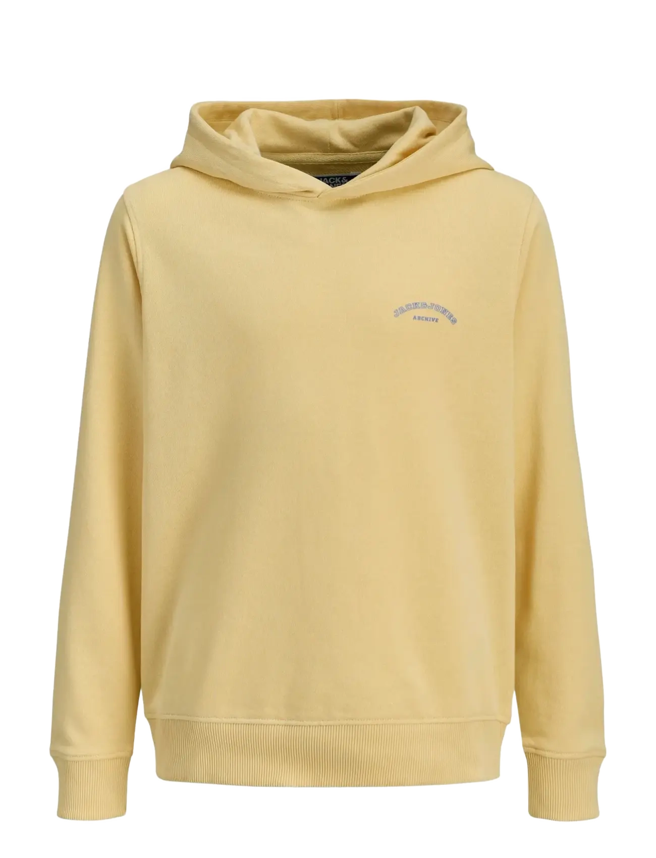 Jack & Jones JJCOLLEGE LOGO SWEAT HOOD JNR - 4 for 3 - SUNLIGHT / yellow