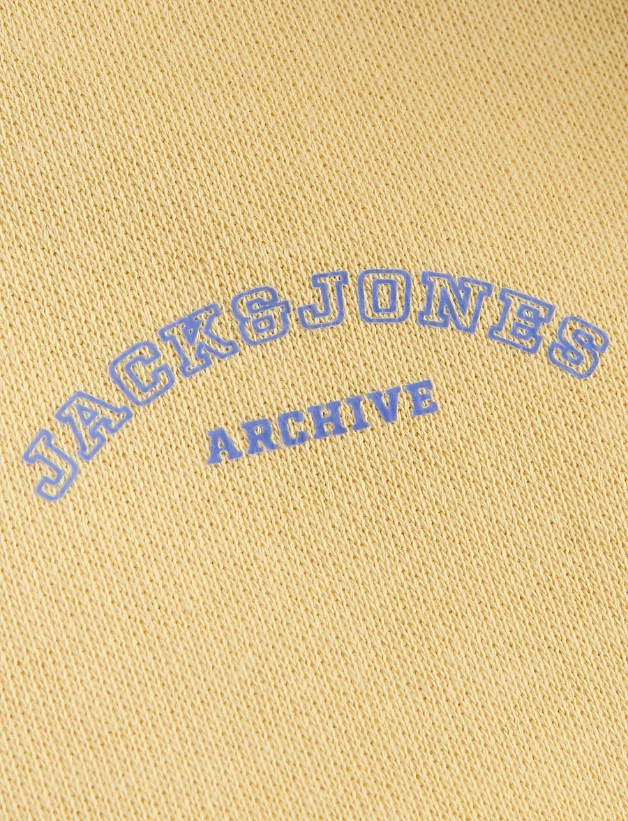 Jack & Jones - JJCOLLEGE LOGO SWEAT HOOD JNR - kapuutsiga pusad - sunlight - 3