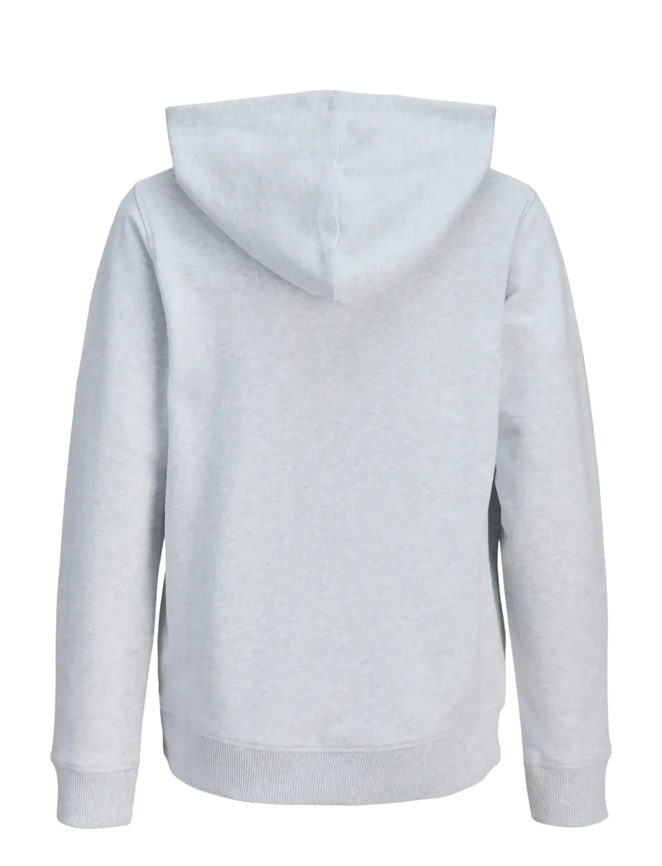 Jack & Jones - JJCOLLEGE LOGO SWEAT HOOD JNR - hættetrøjer - white melange - 1