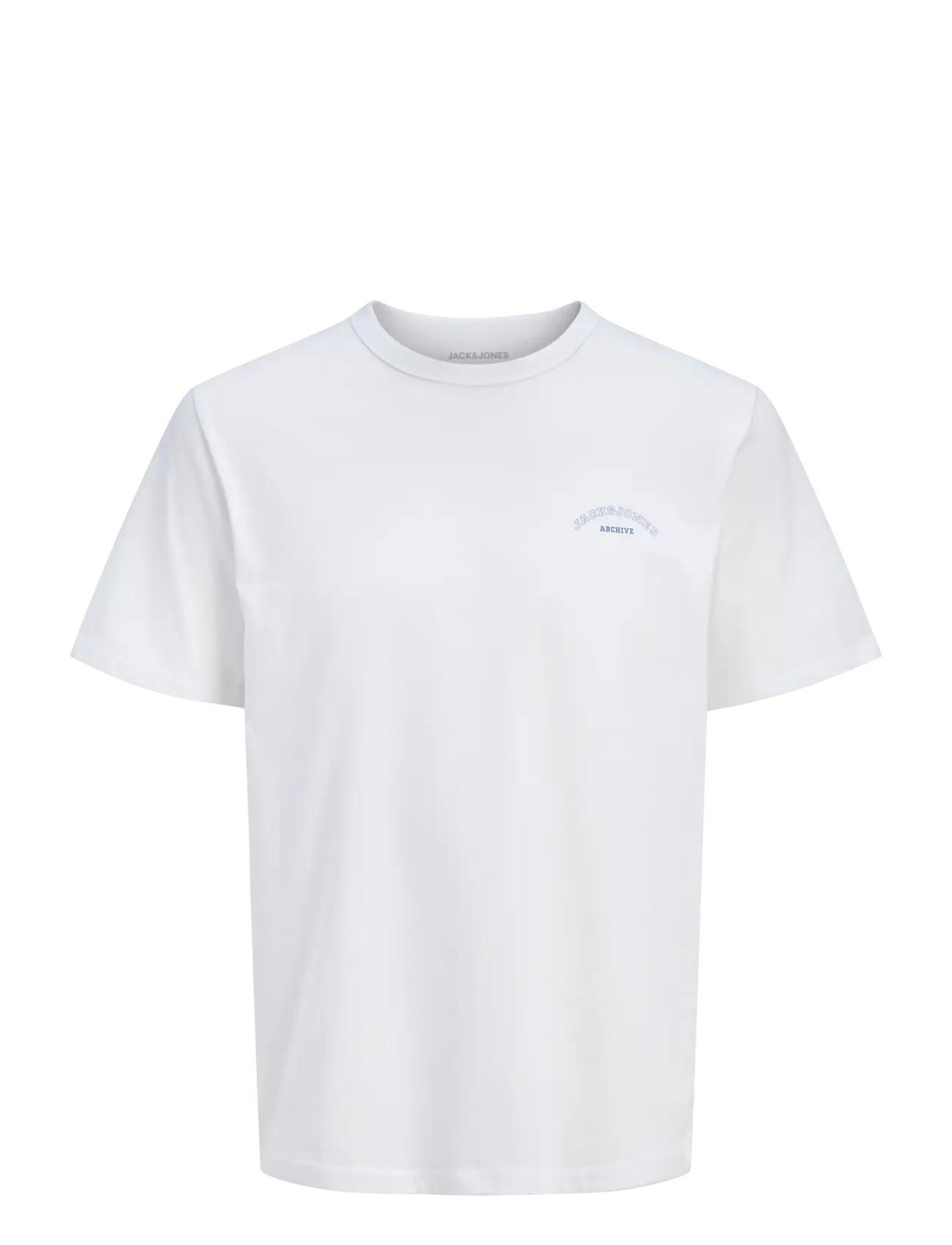 Jack & Jones JJCOLLEGE LOGO TEE SS CREW NECK JNR - T-shirts - BRIGHT WHITE / white