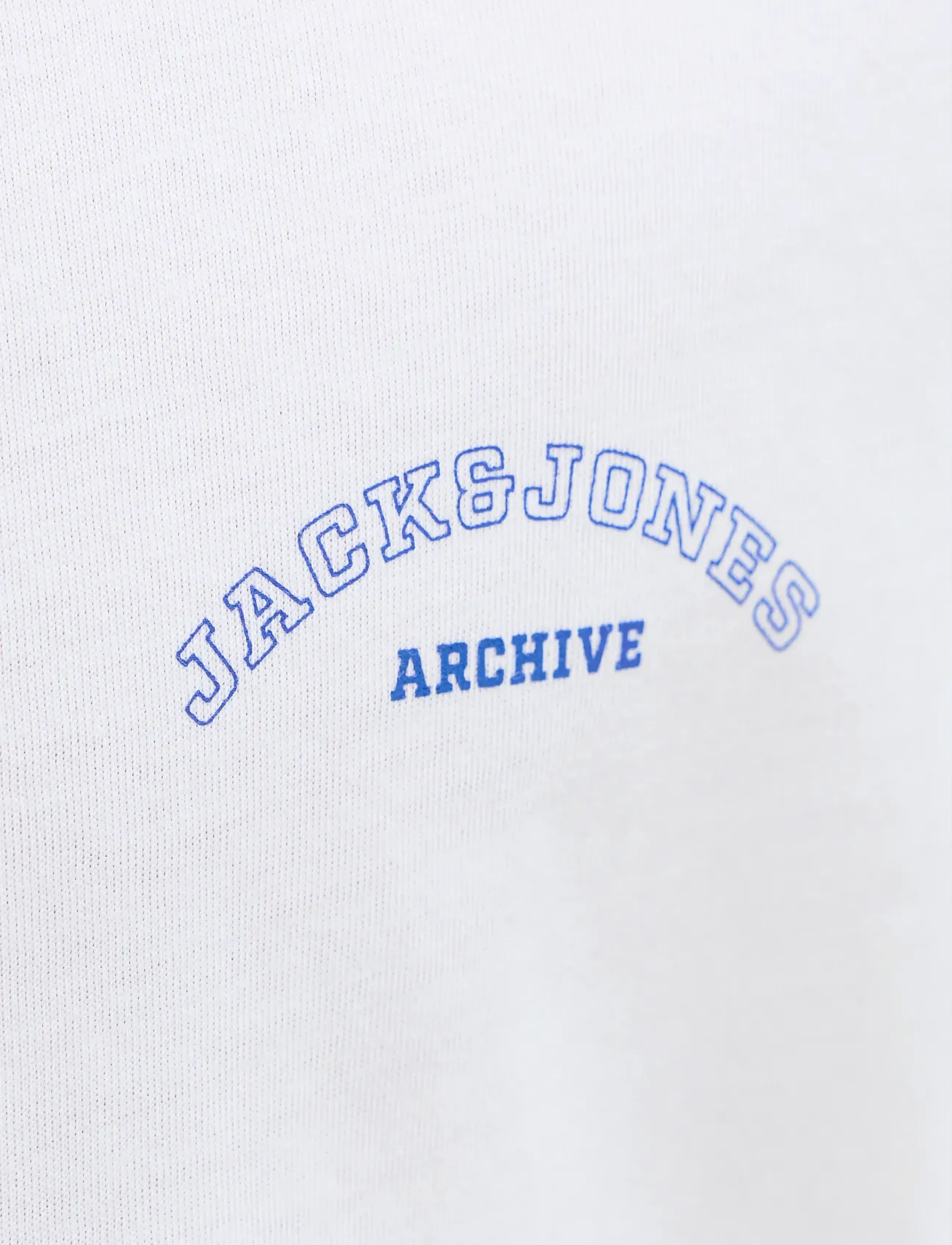 Jack & Jones - JJCOLLEGE LOGO TEE SS CREW NECK JNR - kortærmede t-shirts - bright white - 5