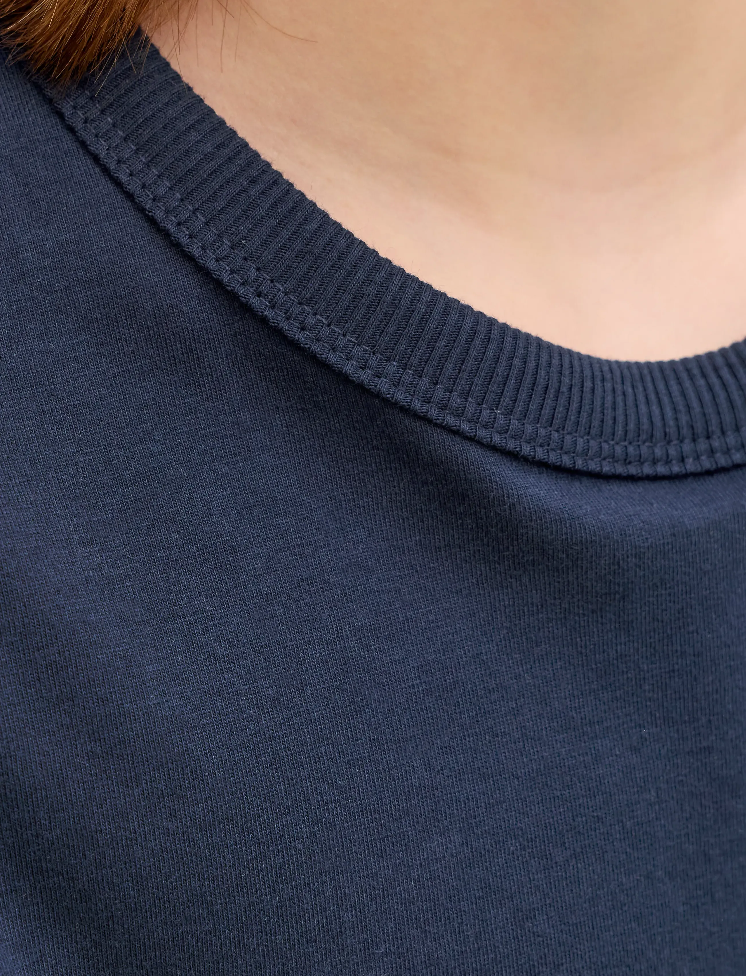 Jack & Jones - JJCOLLEGE LOGO TEE SS CREW NECK JNR - kortærmede t-shirts - navy blazer - 5