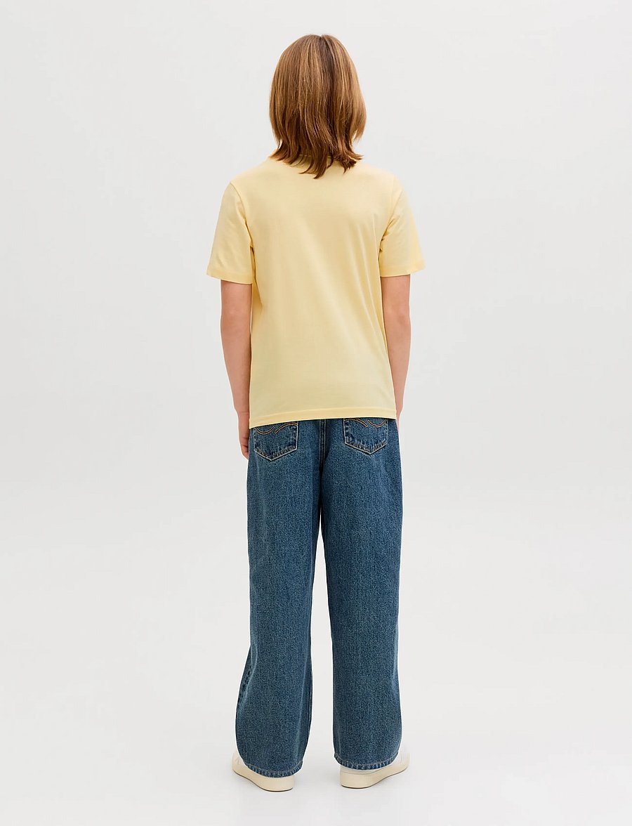 Jack & Jones - JJCOLLEGE LOGO TEE SS CREW NECK JNR - kurzärmelige - sunlight - 3