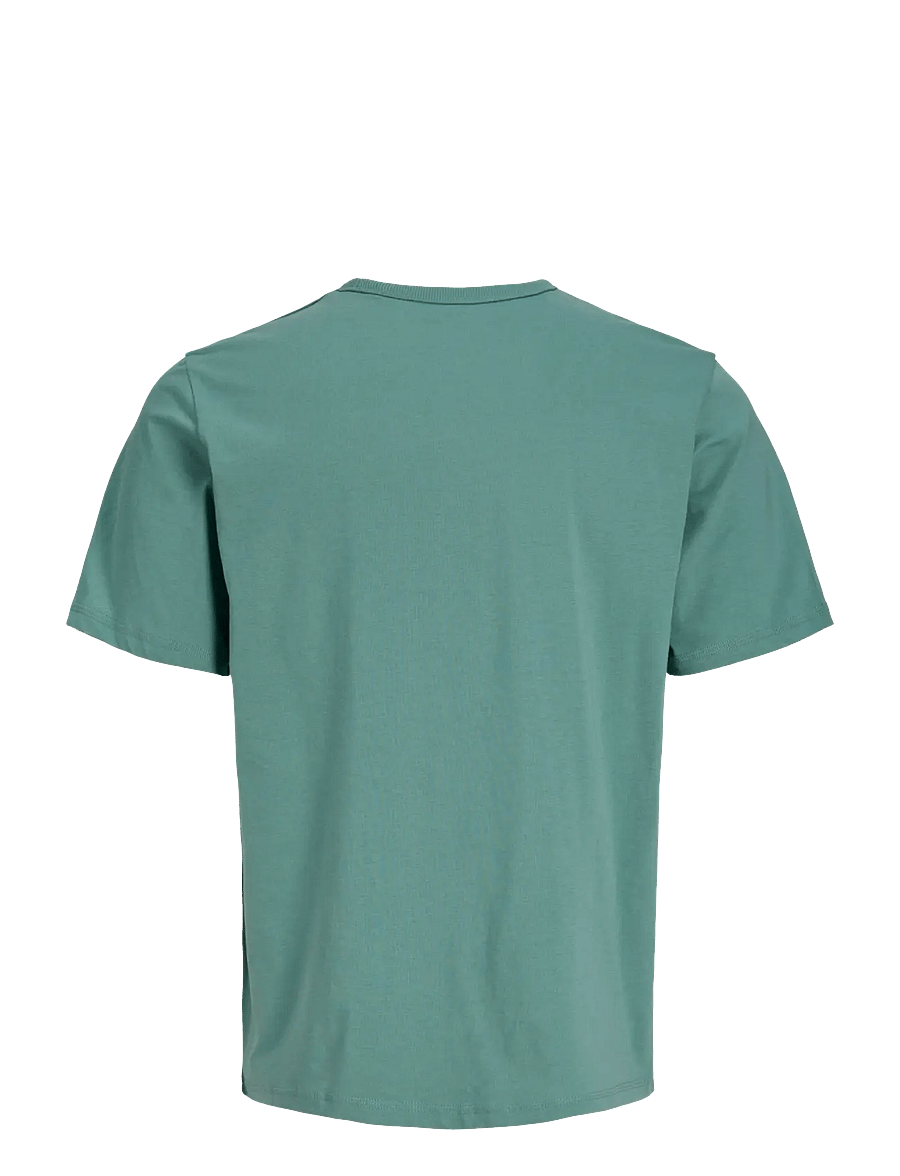 Jack & Jones - JJCOLLEGE LOGO TEE SS CREW NECK MNI - kurzärmelige t-shirts - mineral blue - 1