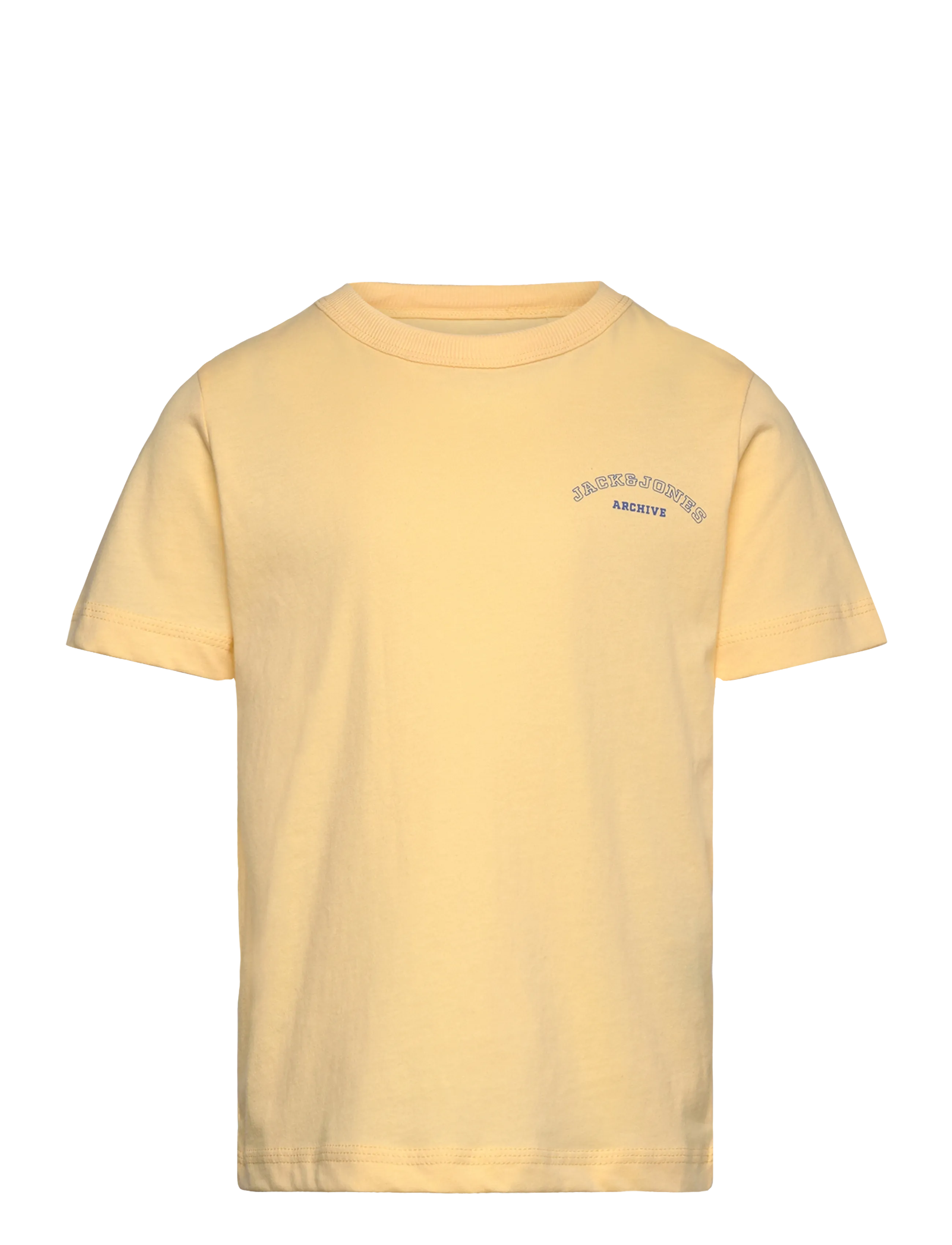 Jack & Jones JJCOLLEGE LOGO TEE SS CREW NECK MNI - Shop under 100kr - SUNLIGHT / yellow