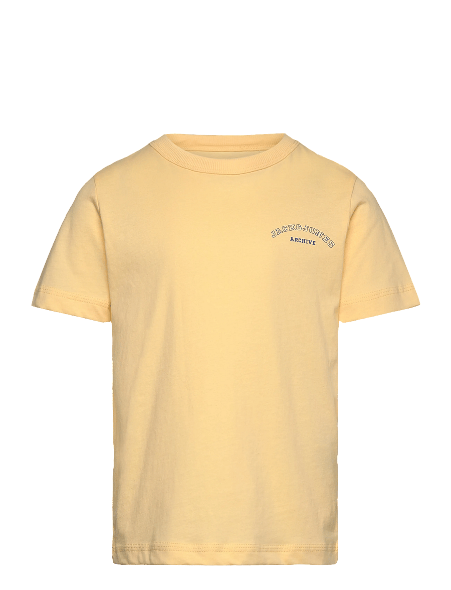 Jack & Jones - JJCOLLEGE LOGO TEE SS CREW NECK MNI - kurzärmelige t-shirts - sunlight - 0