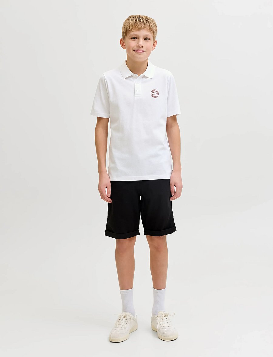 Jack & Jones - JJALLIANCE POLO SS JNR - lühikeste varrukatega polod - bright white - 4