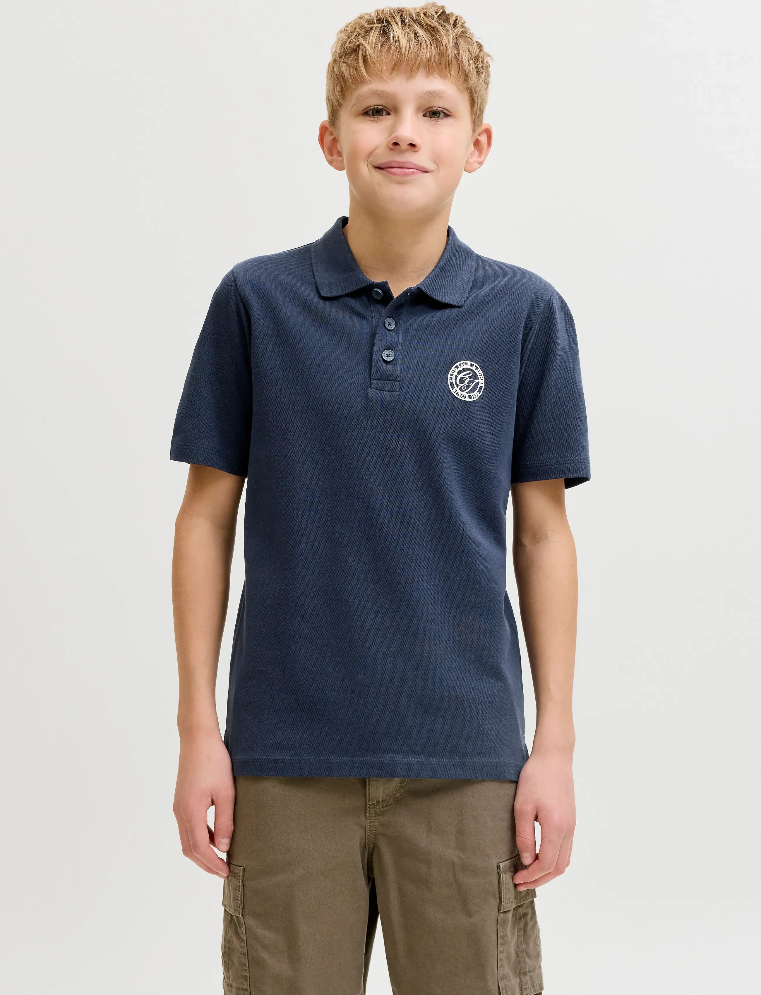Jack & Jones JJALLIANCE POLO SS JNR - Kortärmade pikéer - NAVY BLAZER / navy