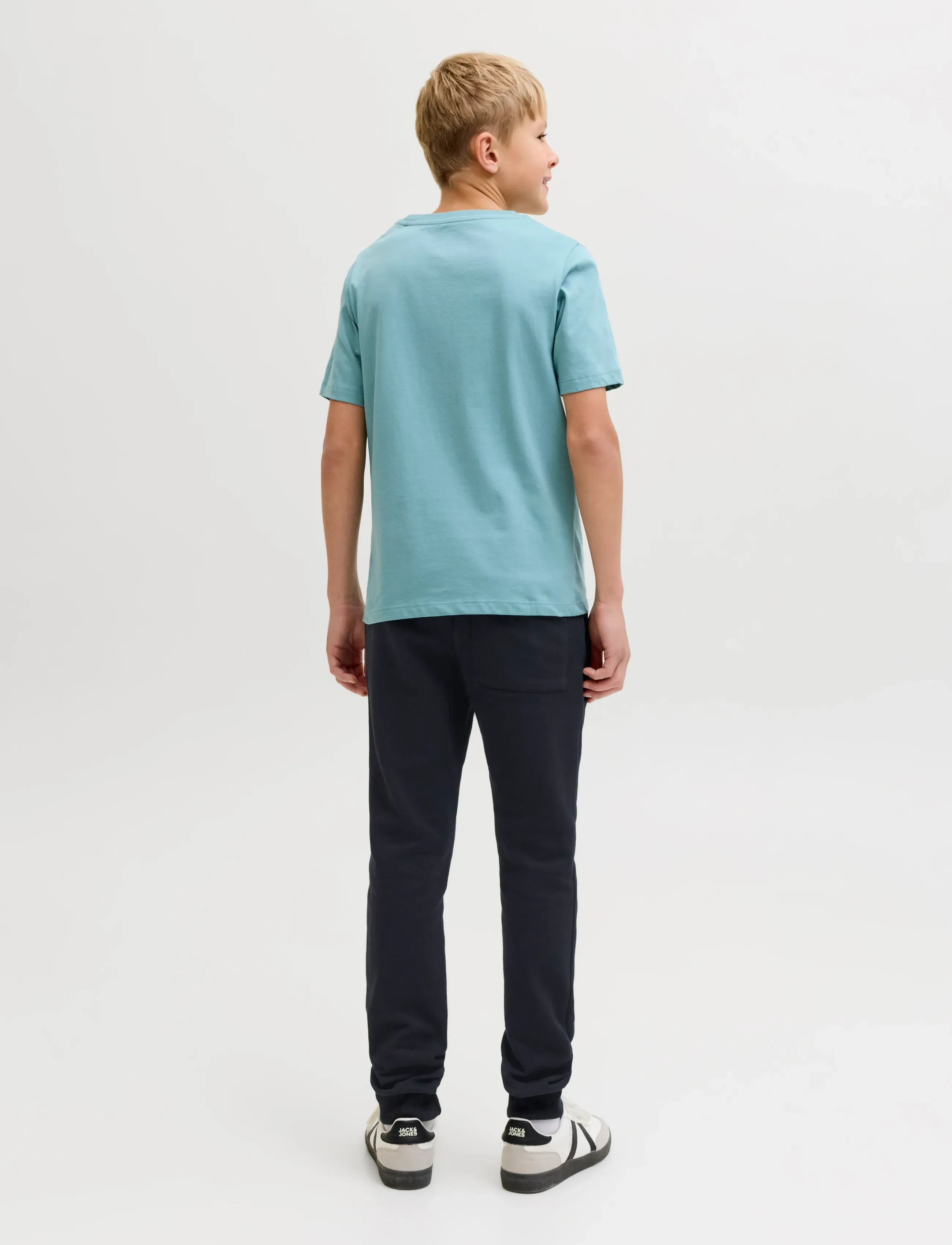 Jack & Jones - JPSTGORDON COLLEGE SWEAT PANTS JNR - sweatpants - black - 3
