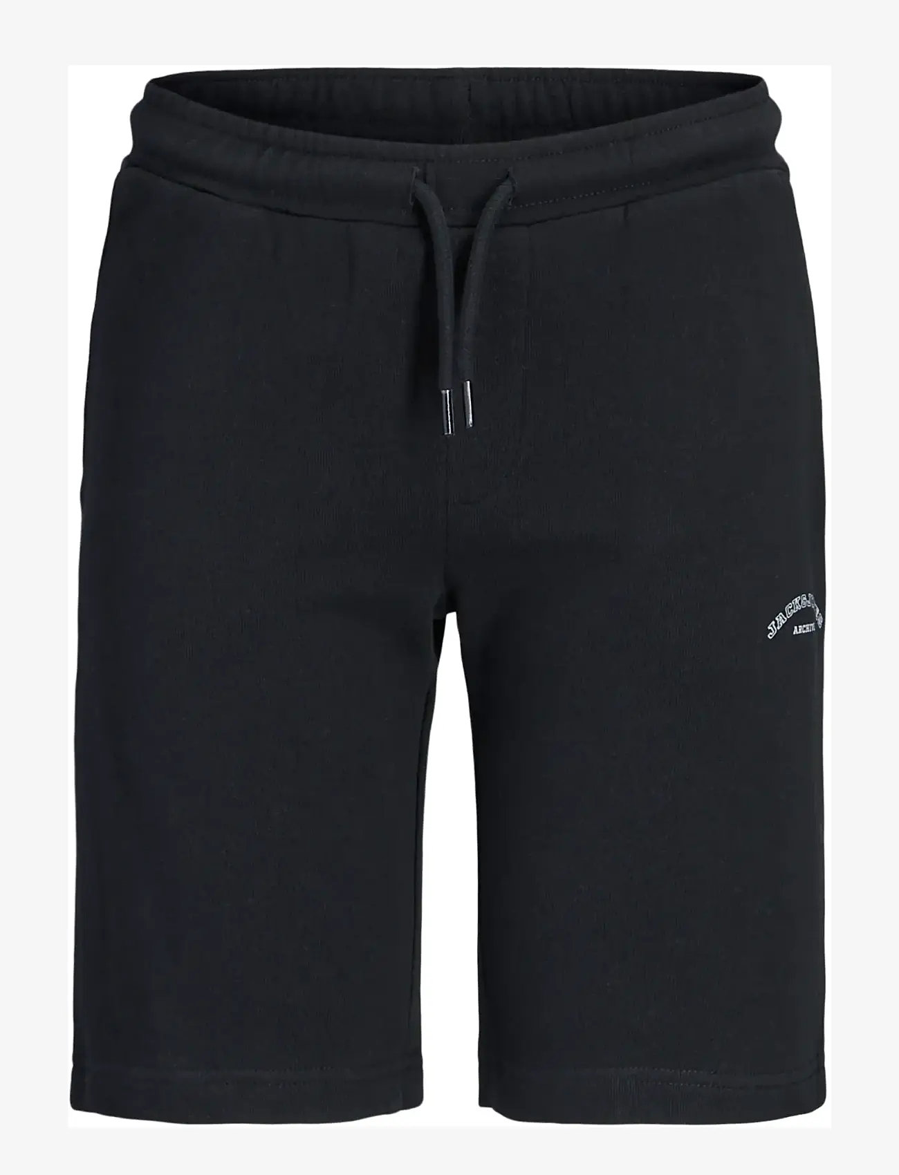 Jack & Jones - JPSTGORDON COLLEGE SWEAT SHORTS MID JNR - sweat shorts - black - 0