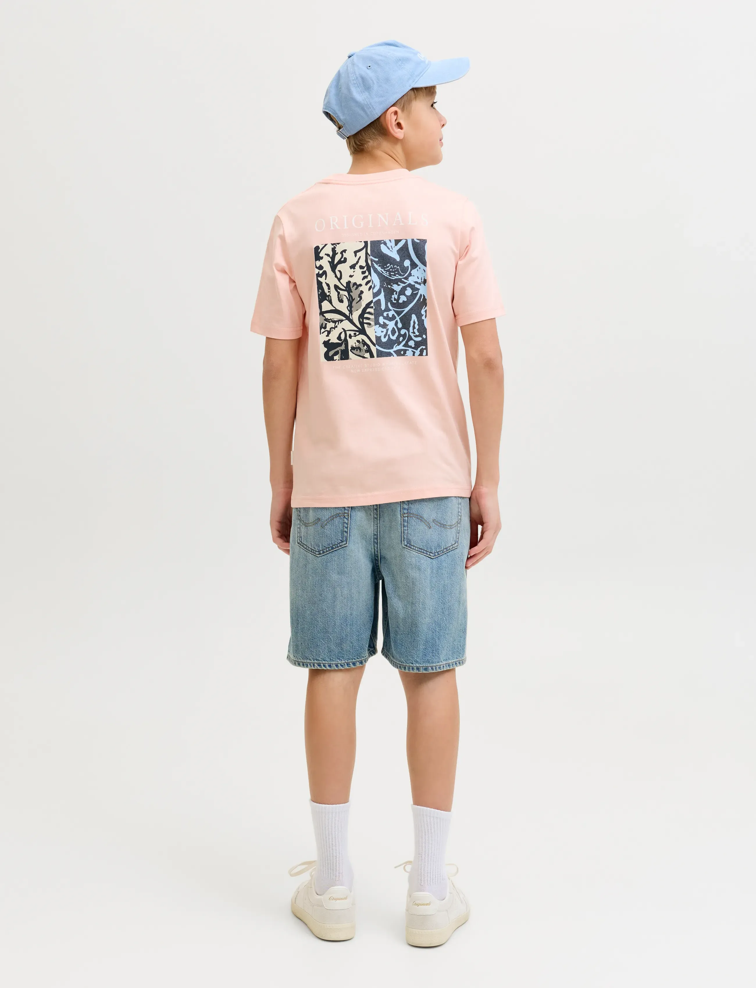 Jack & Jones - JJITONY JJORIGINAL SHORTS AKM 280 JNR - jeansshorts - blue denim - 3