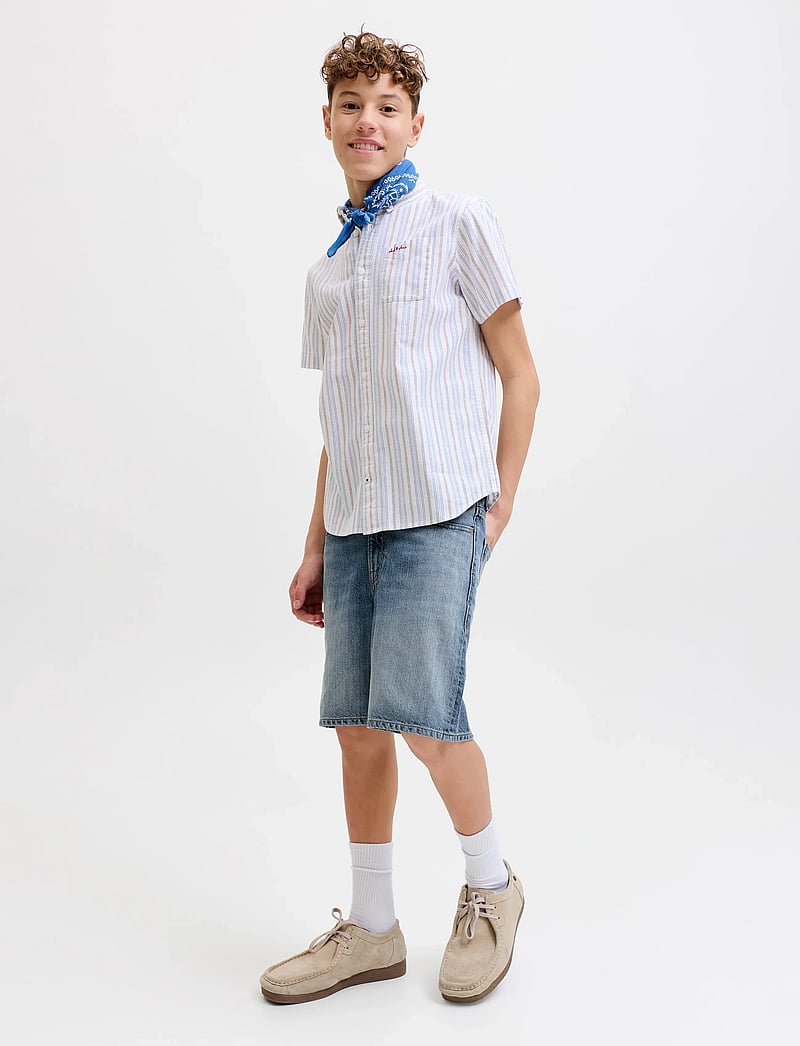 Jack & Jones - JJITONY JJORIGINAL SHORTS AKM 280 JNR - short en jeans - blue denim - 5