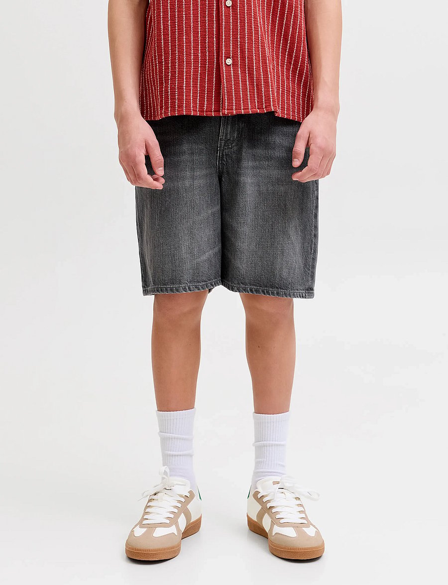 Jack & Jones - JJITONY JJORIGINAL SHORTS AKM 280 JNR - denimshorts - grey denim - 0