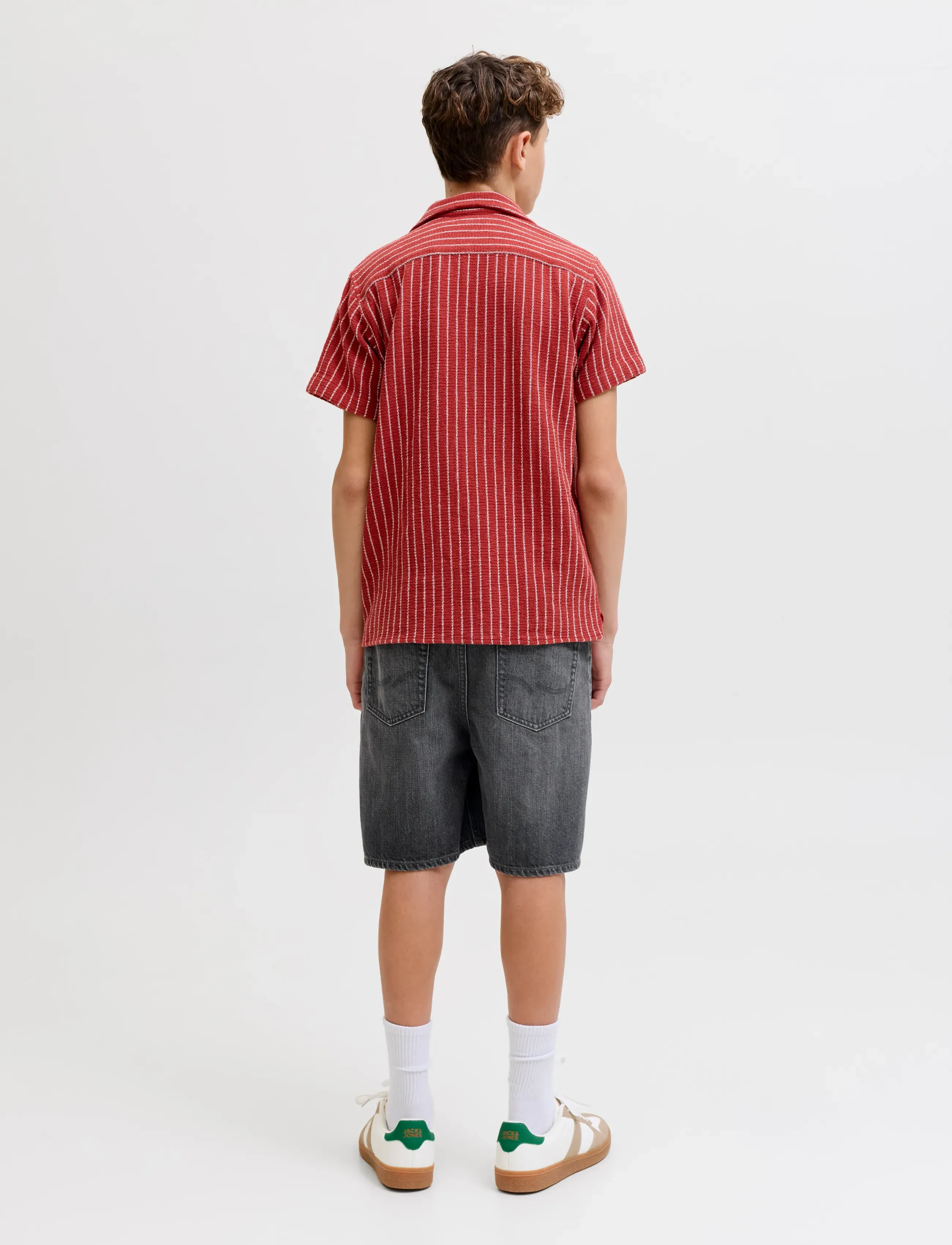 Jack & Jones - JJITONY JJORIGINAL SHORTS AKM 280 JNR - denimshorts - grey denim - 3