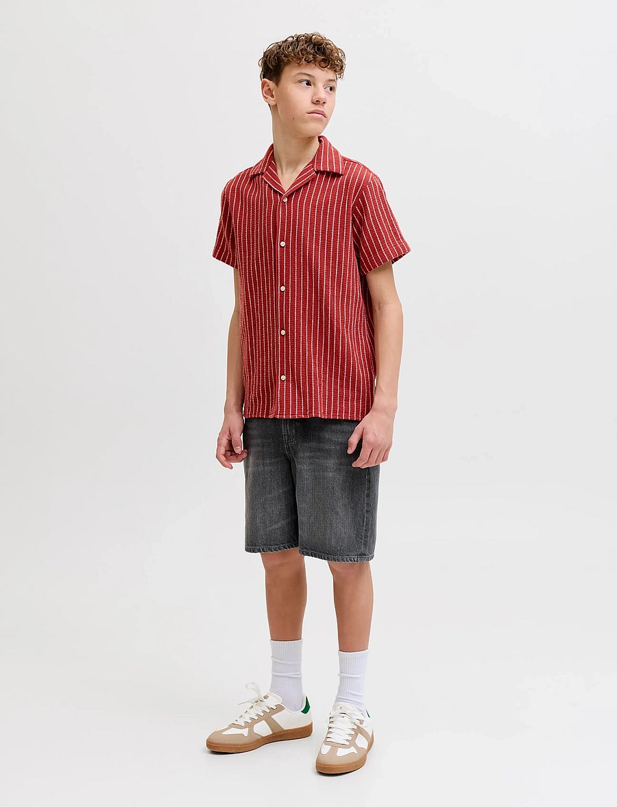 Jack & Jones - JJITONY JJORIGINAL SHORTS AKM 280 JNR - denimshorts - grey denim - 4