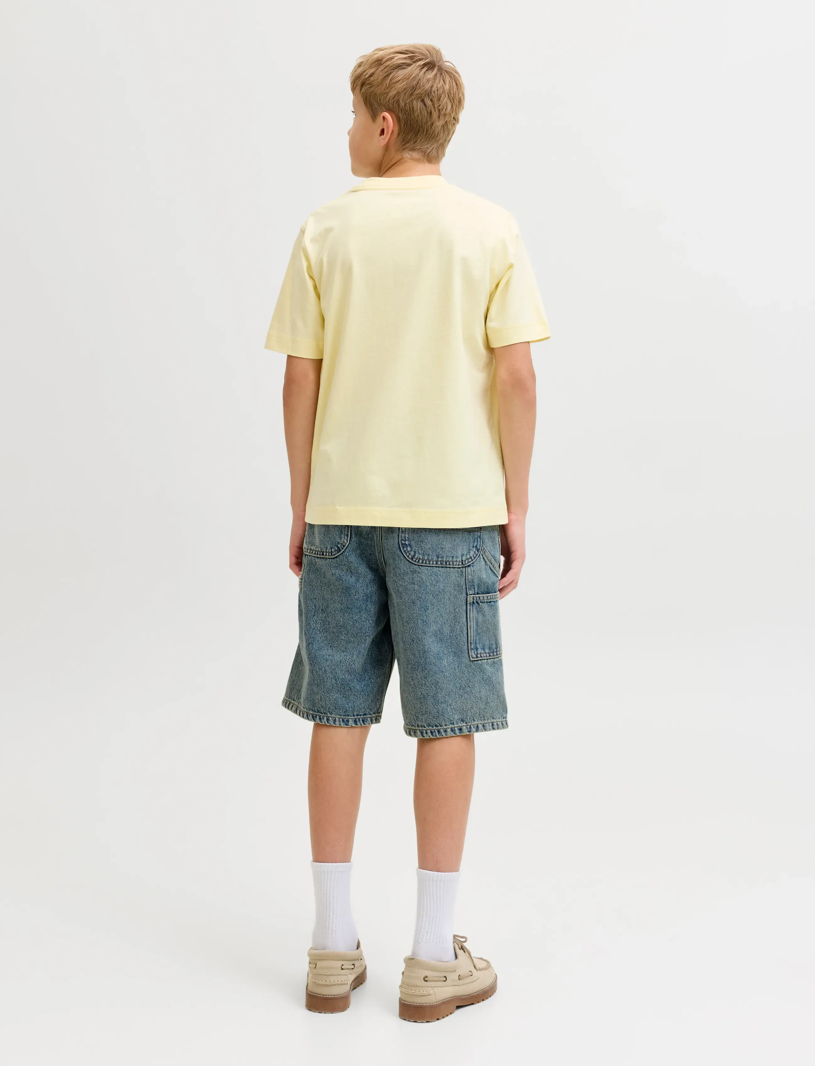 Jack & Jones - JJIALEX JJCARPENTER SHORTS AKM 148 JNR - jeansshorts - blue denim - 3