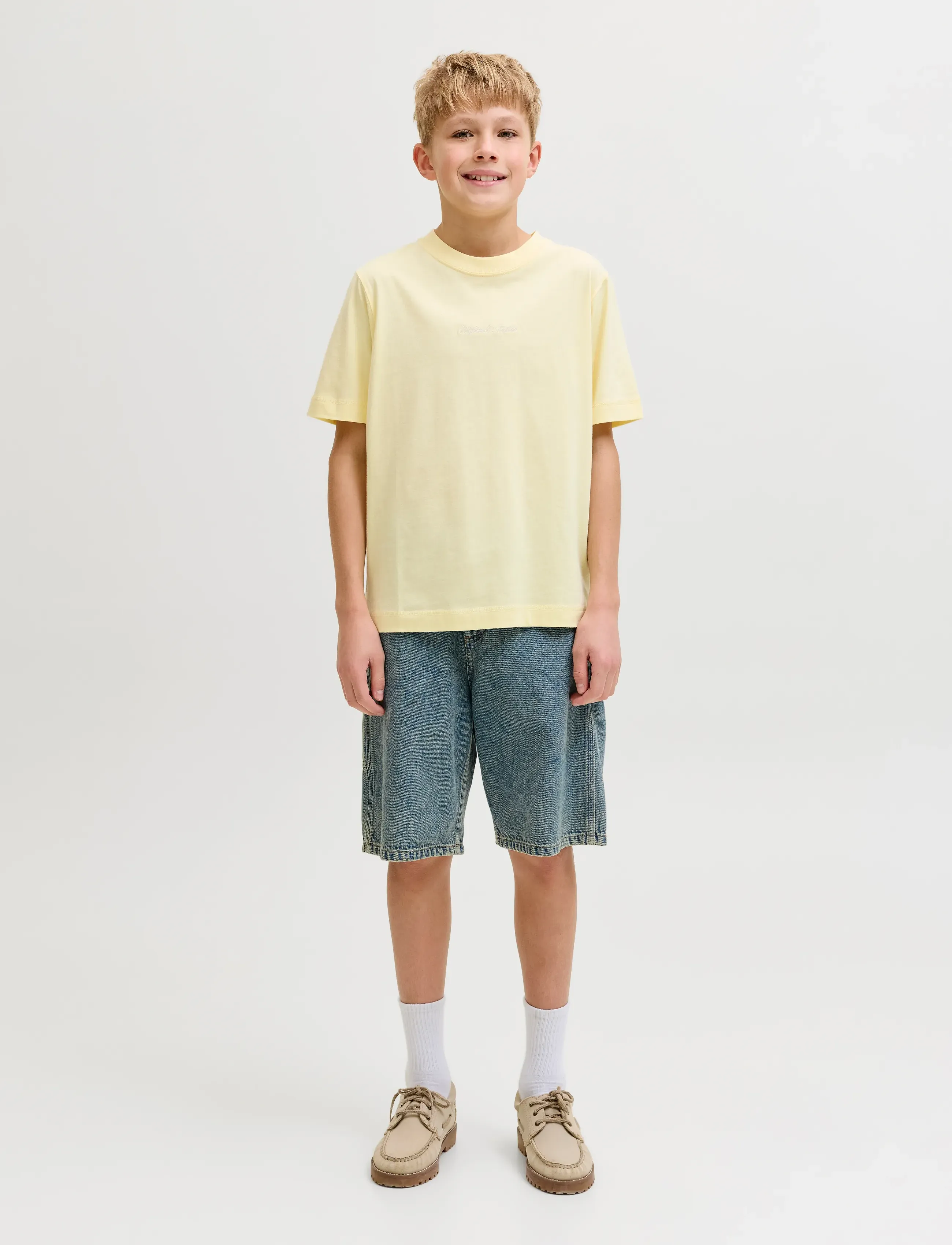 Jack & Jones - JJIALEX JJCARPENTER SHORTS AKM 148 JNR - jeansshorts - blue denim - 4