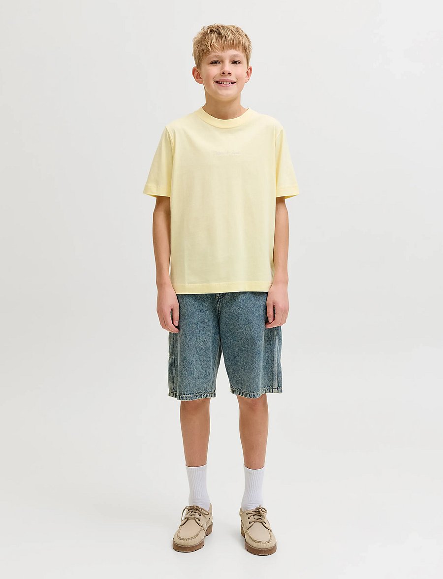 Jack & Jones - JJIALEX JJCARPENTER SHORTS AKM 148 JNR - jeansshorts - blue denim - 4