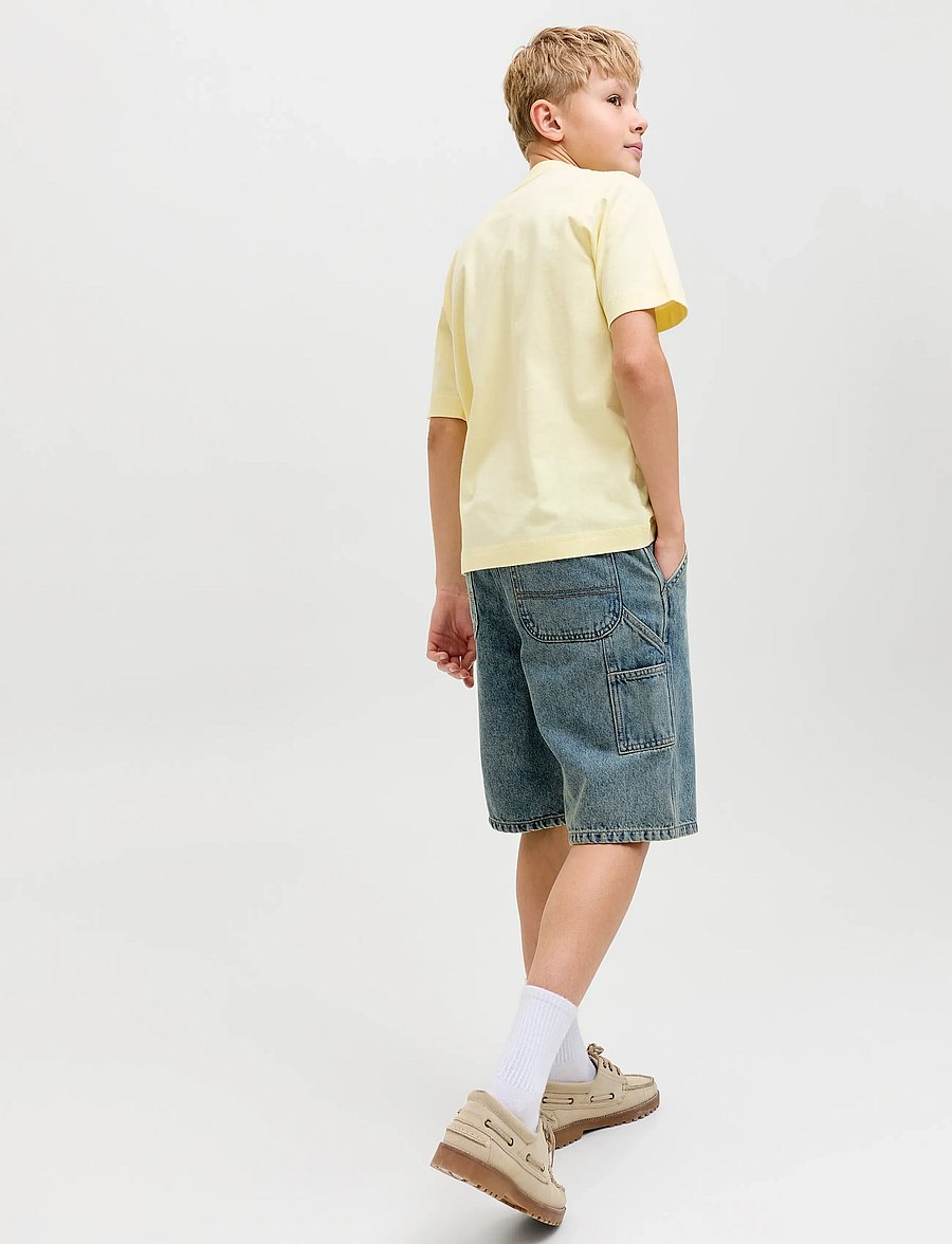 Jack & Jones - JJIALEX JJCARPENTER SHORTS AKM 148 JNR - jeansshorts - blue denim - 5