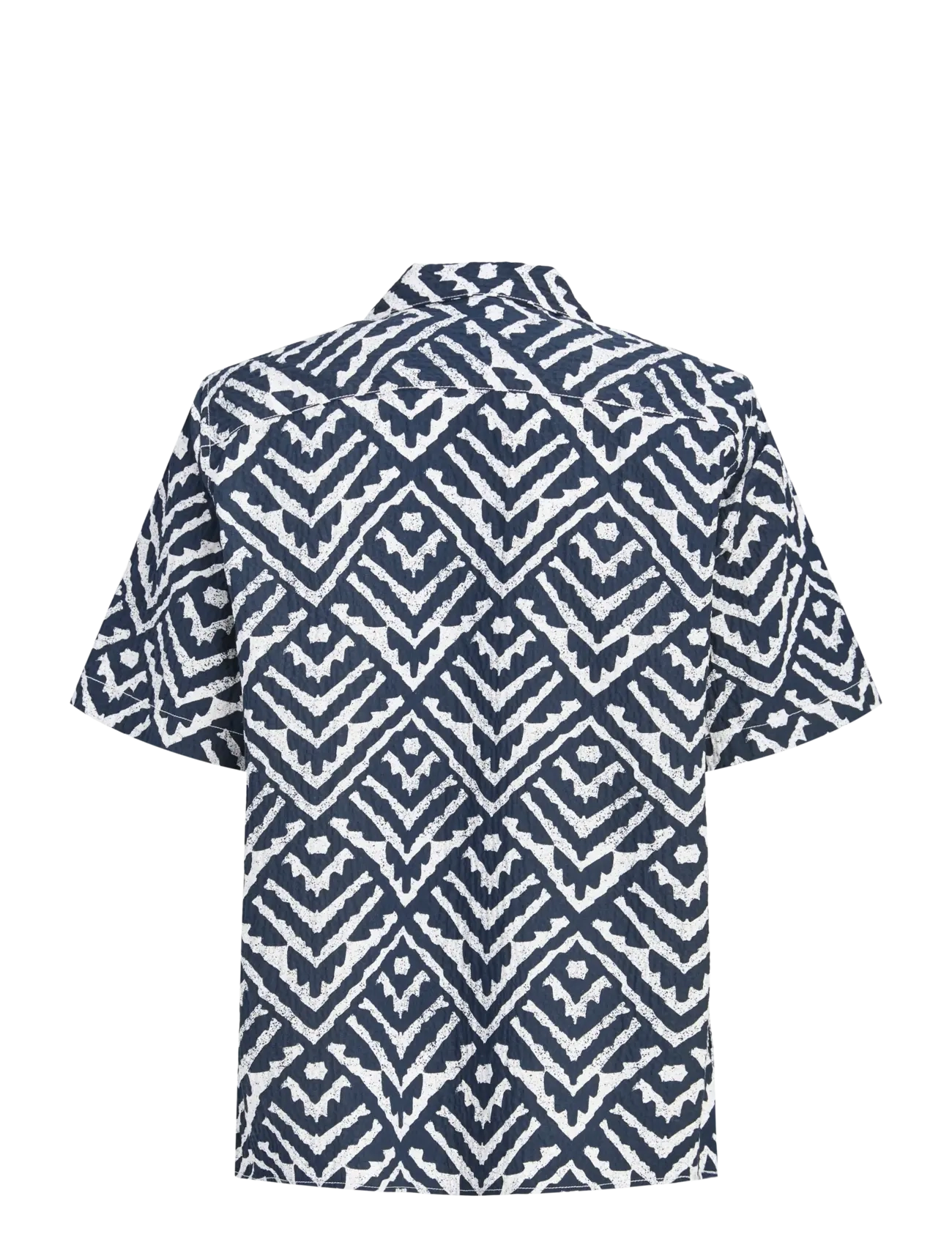 Jack & Jones - JJMILO SEERSUCKER RESORT SHIRT SS JNR - marškiniai trumpomis rankovėmis - sky captain - 2