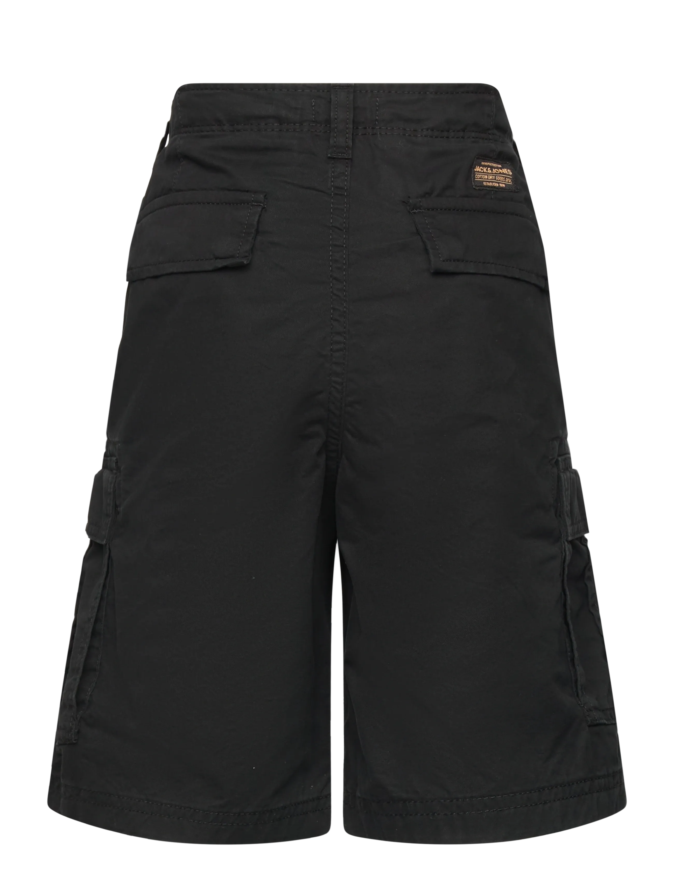 Jack & Jones - JPSTCOLE FRANK CARGO SHORT MID JNR - cargo stila šorti - black - 1