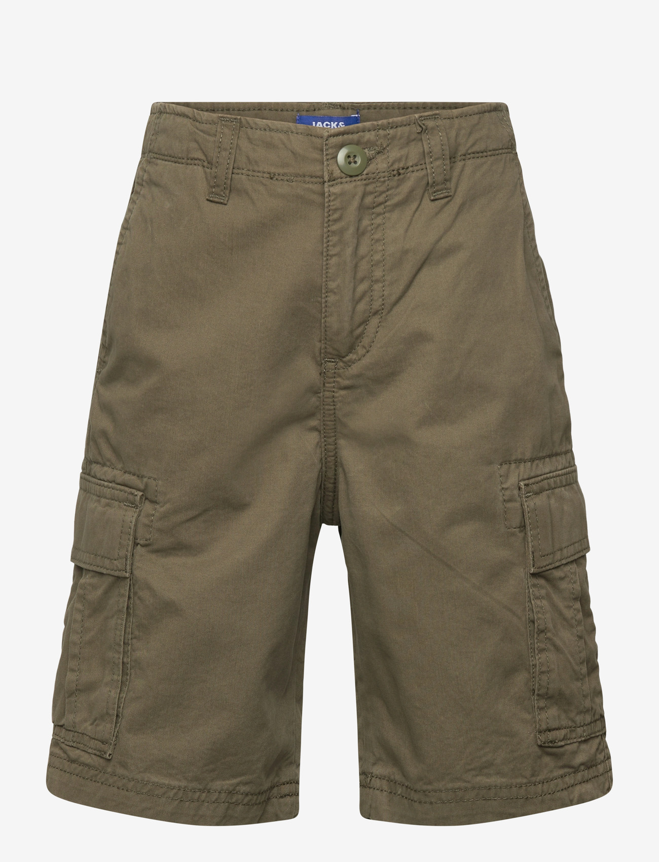 Jack & Jones - JPSTCOLE FRANK CARGO SHORT MID JNR - cargo shorts - olive night - 0
