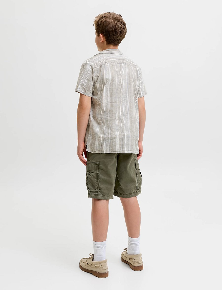 Jack & Jones - JPSTCOLE FRANK CARGO SHORT MID JNR - lühikesed kargopüksid - olive night - 3