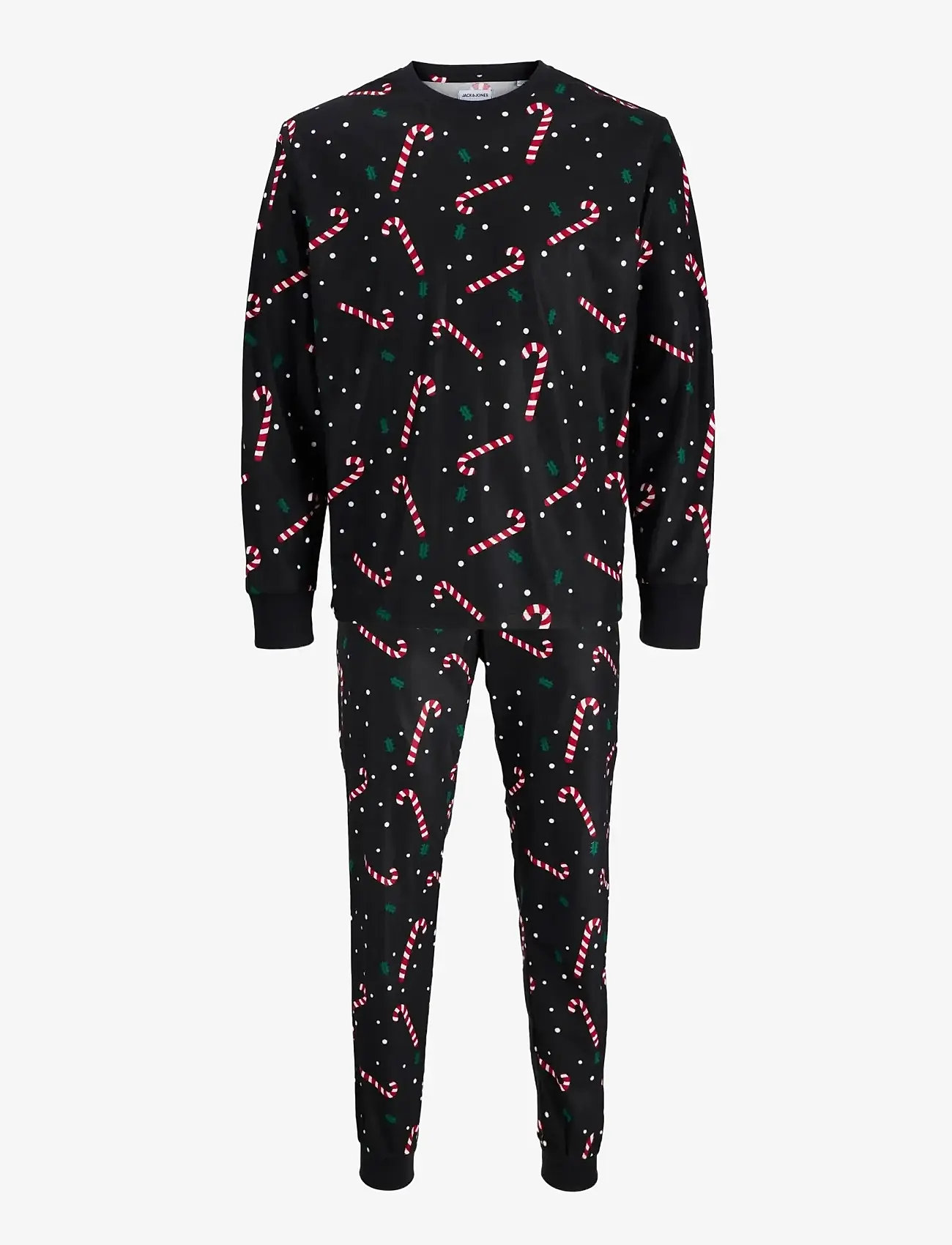Jack & Jones - JACTRISTAN PRINTED LOUNGE SET W JNR - black - 1