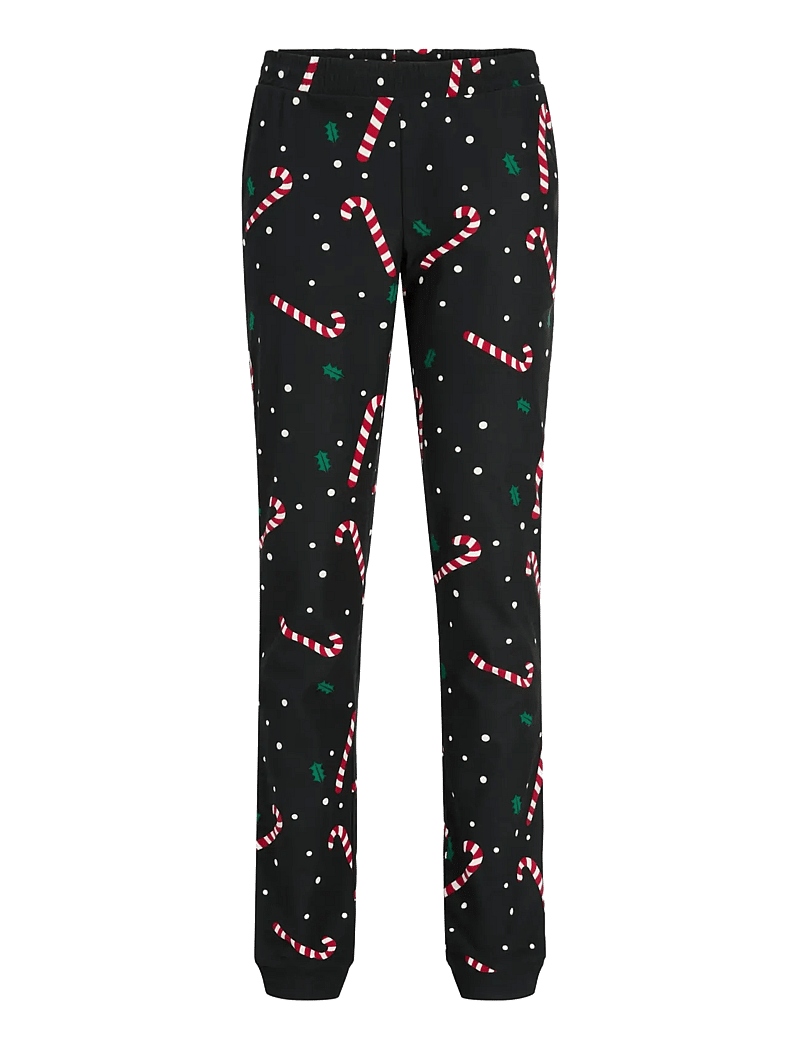 Jack & Jones - JACTRISTAN PRINTED LOUNGE SET W JNR - black - 2