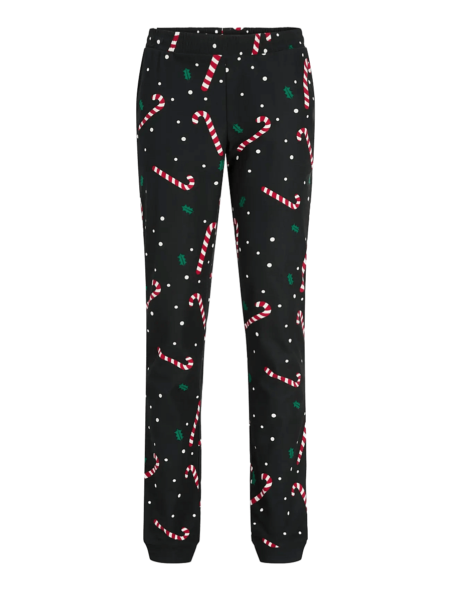 Jack & Jones - JACTRISTAN PRINTED LOUNGE SET W JNR - black - 2