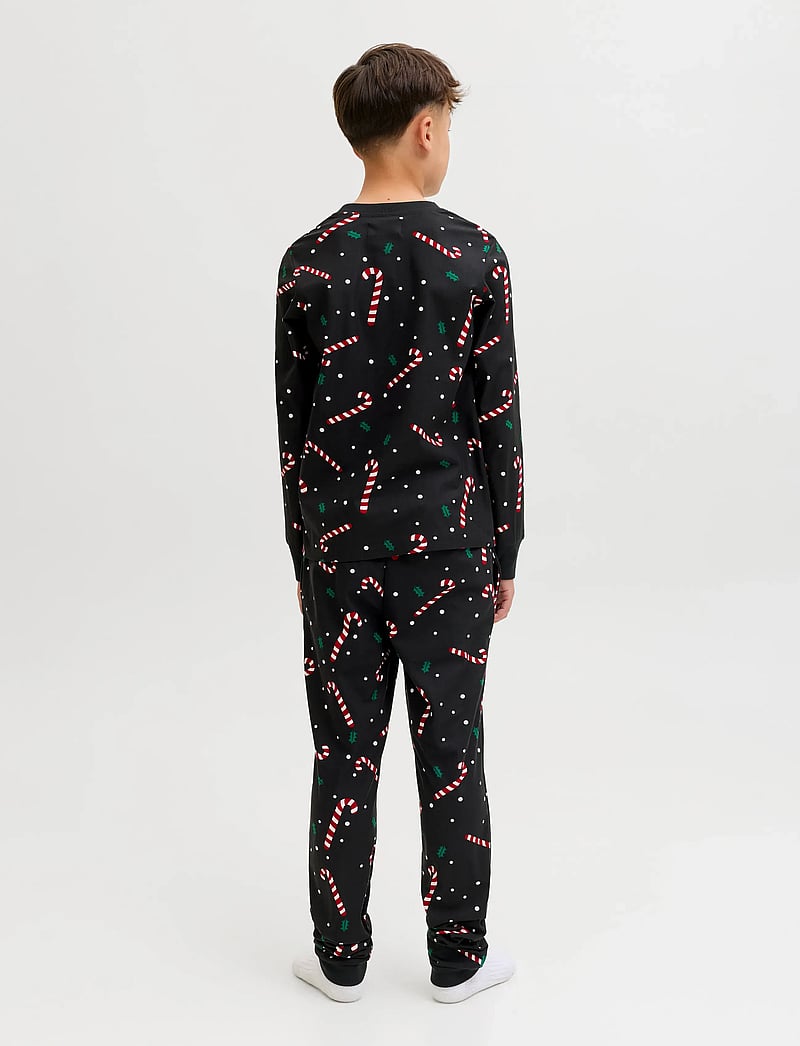 Jack & Jones - JACTRISTAN PRINTED LOUNGE SET W JNR - black - 4