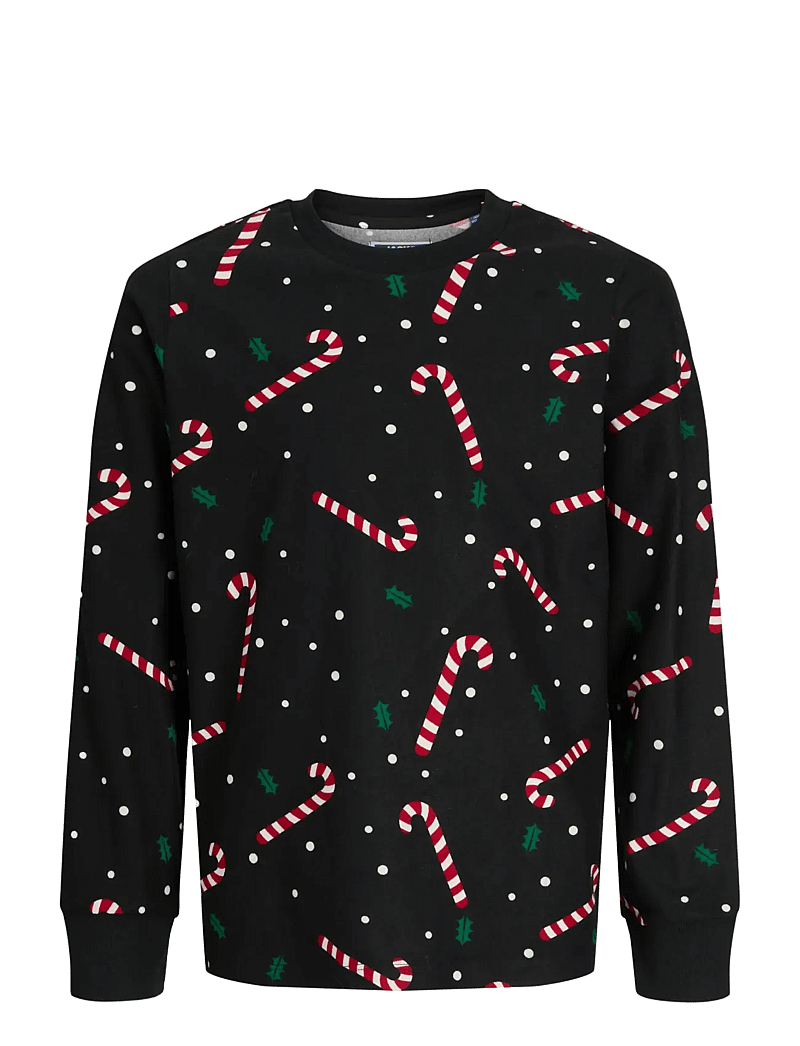 Jack & Jones - JACTRISTAN PRINTED LOUNGE SET W JNR - black - 3
